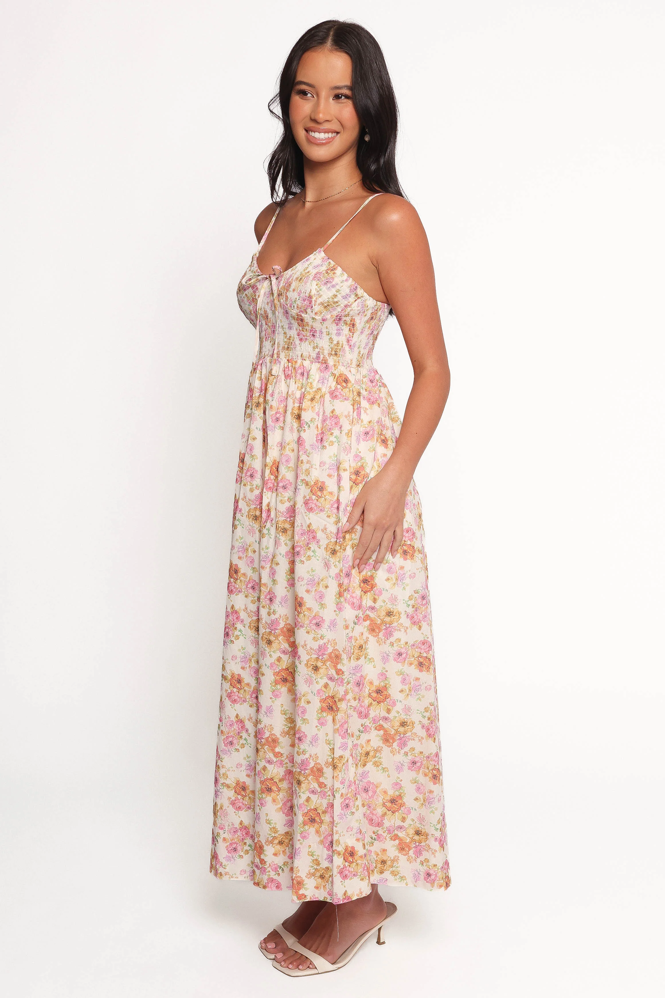 Salaca Maxi Dress - Pink/Orange