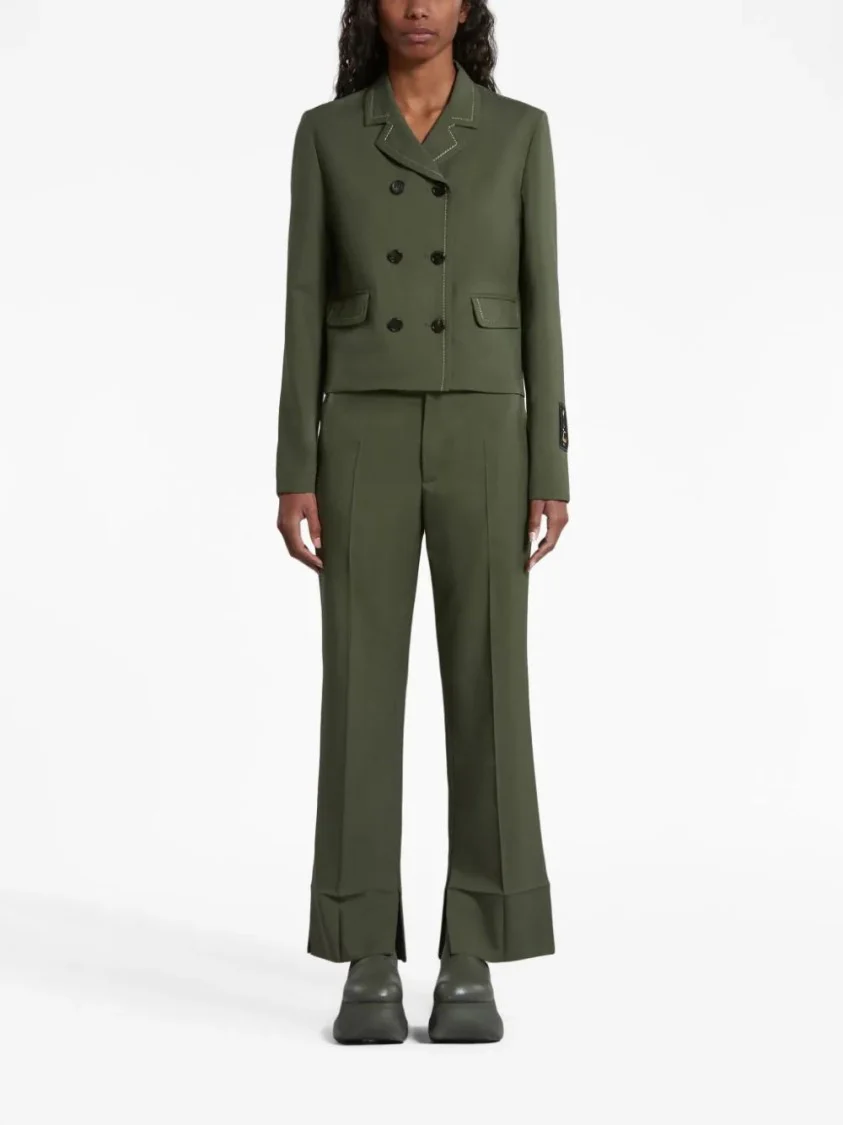 Tailored Green Trousers