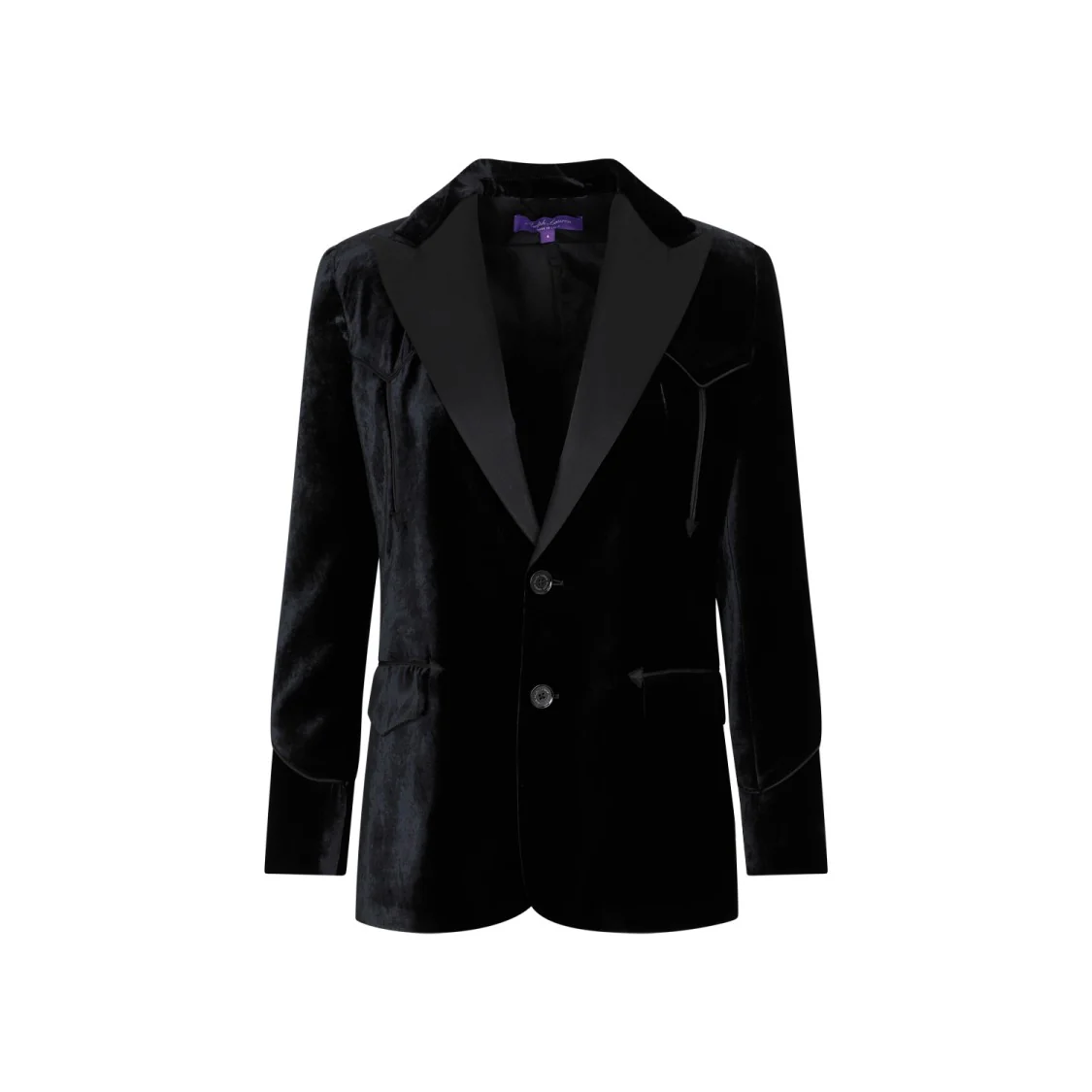 Walker Black Viscose Blazer