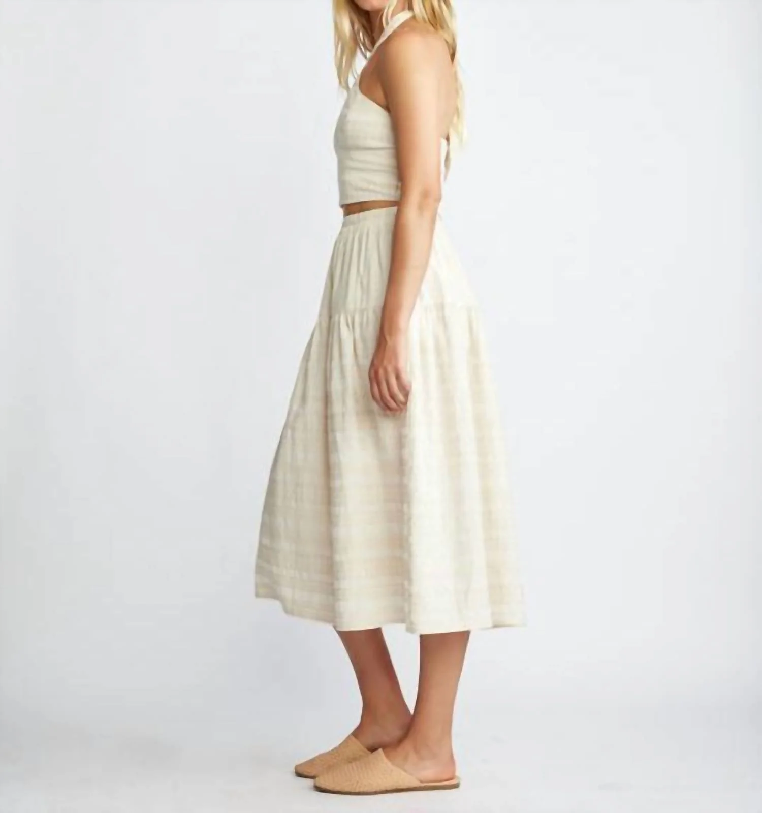 Darma Skirt In Cream Santorini