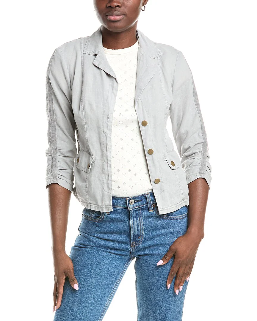 XCVI Wearables Folsky Linen-Blend Jacket