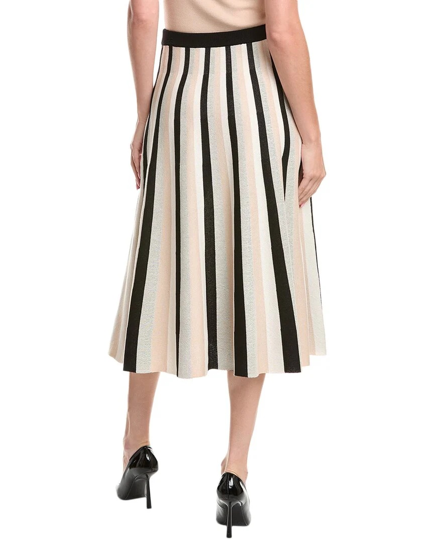 T Tahari Flare Maxi Skirt