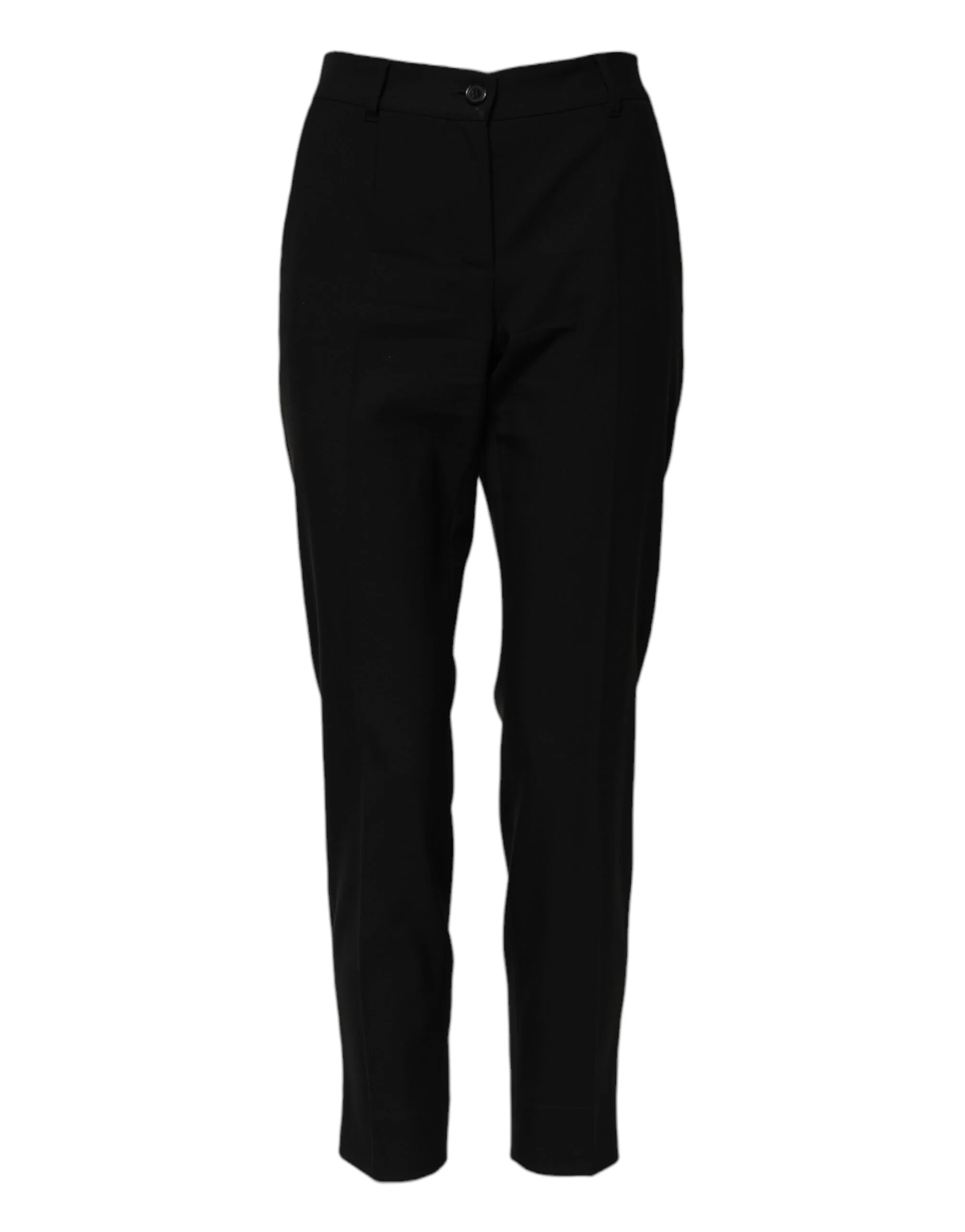 Dolce & Gabbana Wool High Waist Tape Women's Pants