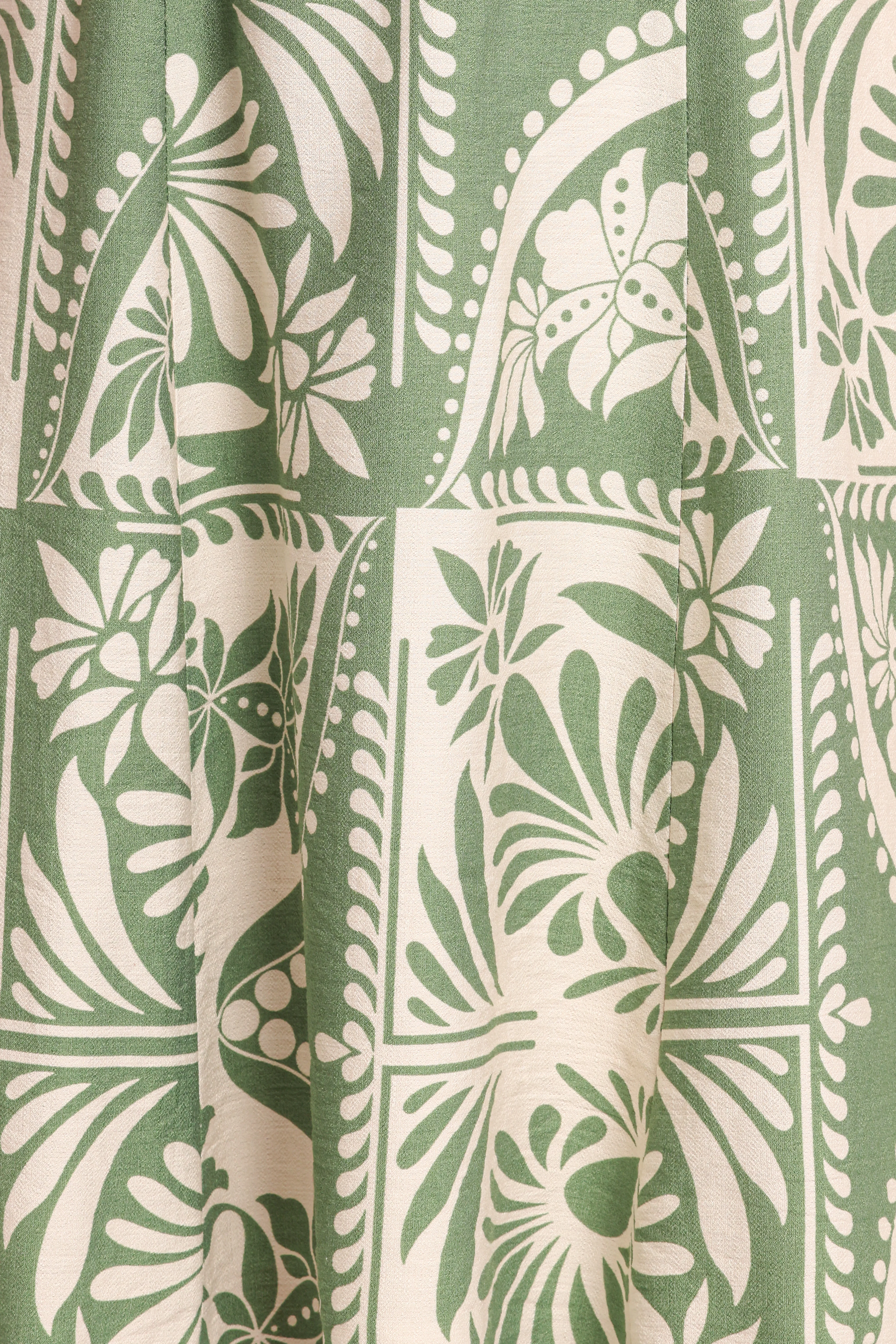 Mckinley Mini Dress - Green Floral