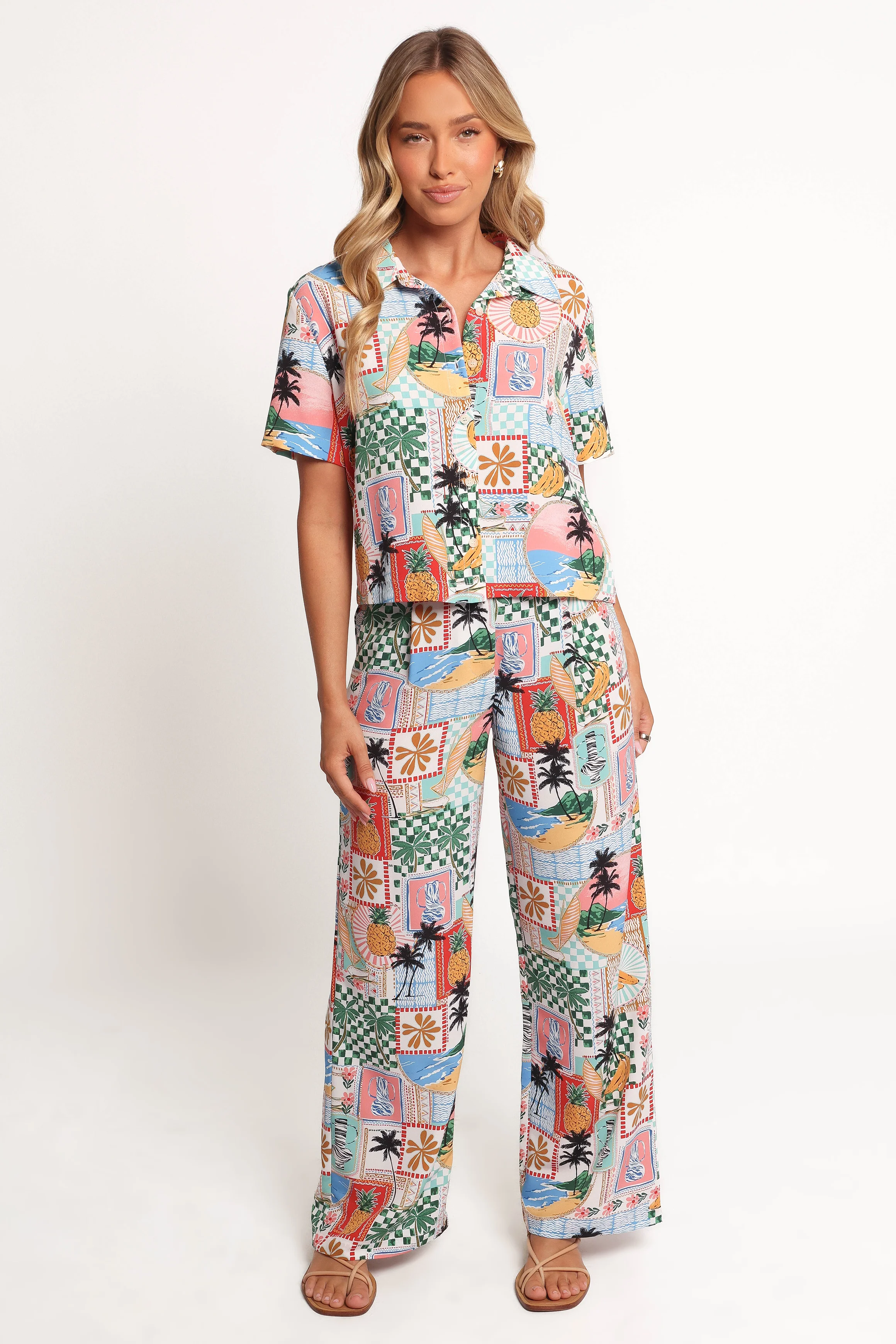 Valeria Pants - Off White Multi