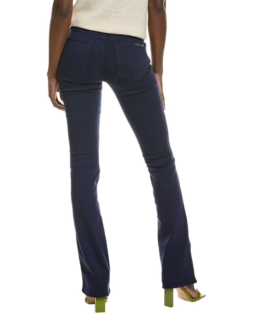 7 For All Mankind Kimmie Maritime Blue Form Fitted Bootcut Jean