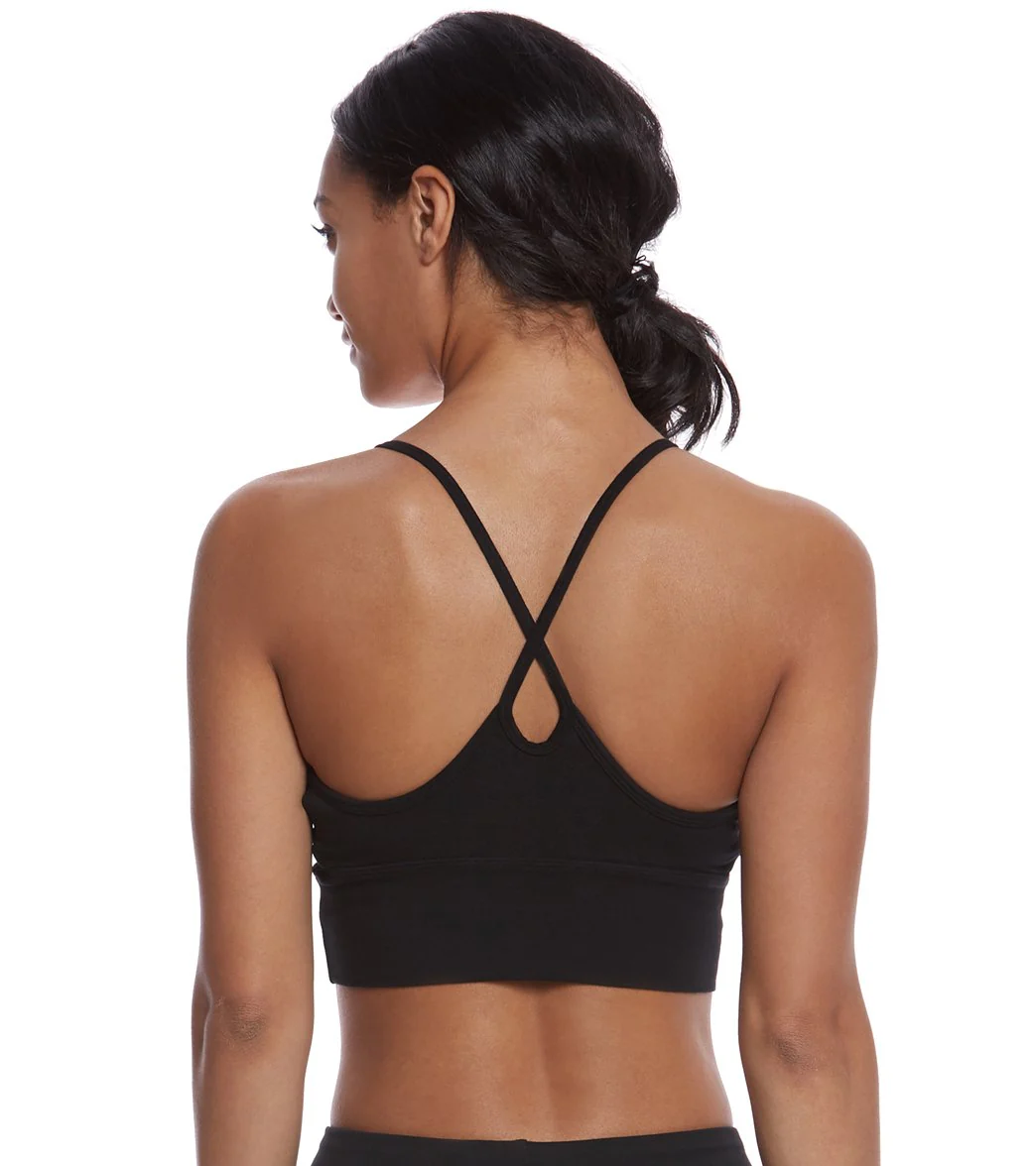 Hard Tail X Side Middy Yoga Sports Bra