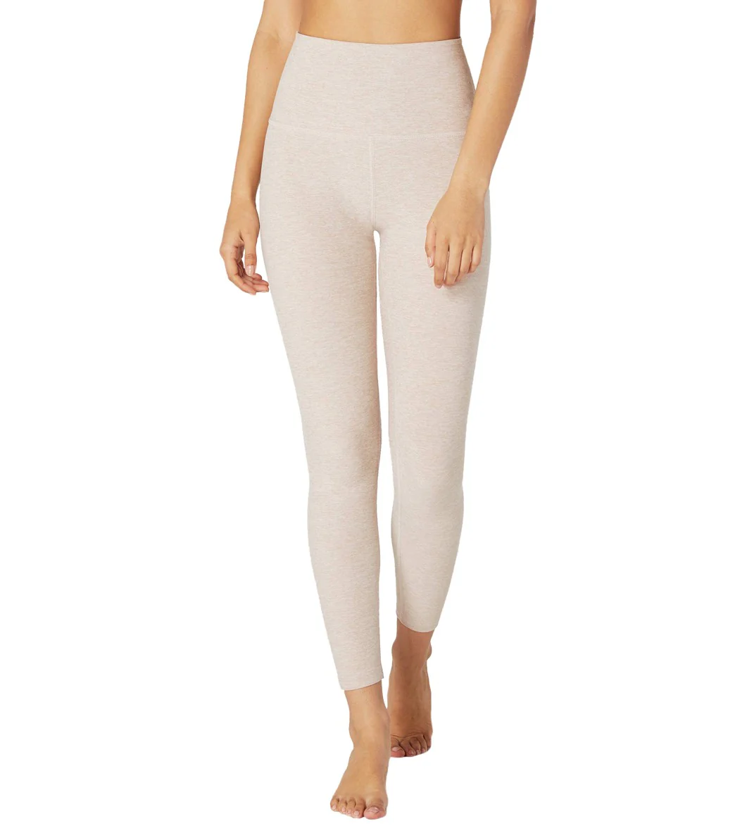 Beyond Yoga Spacedye High Waisted Caught In The Midi 7/8 Yoga Leggings Sand Swept/Desert Suede