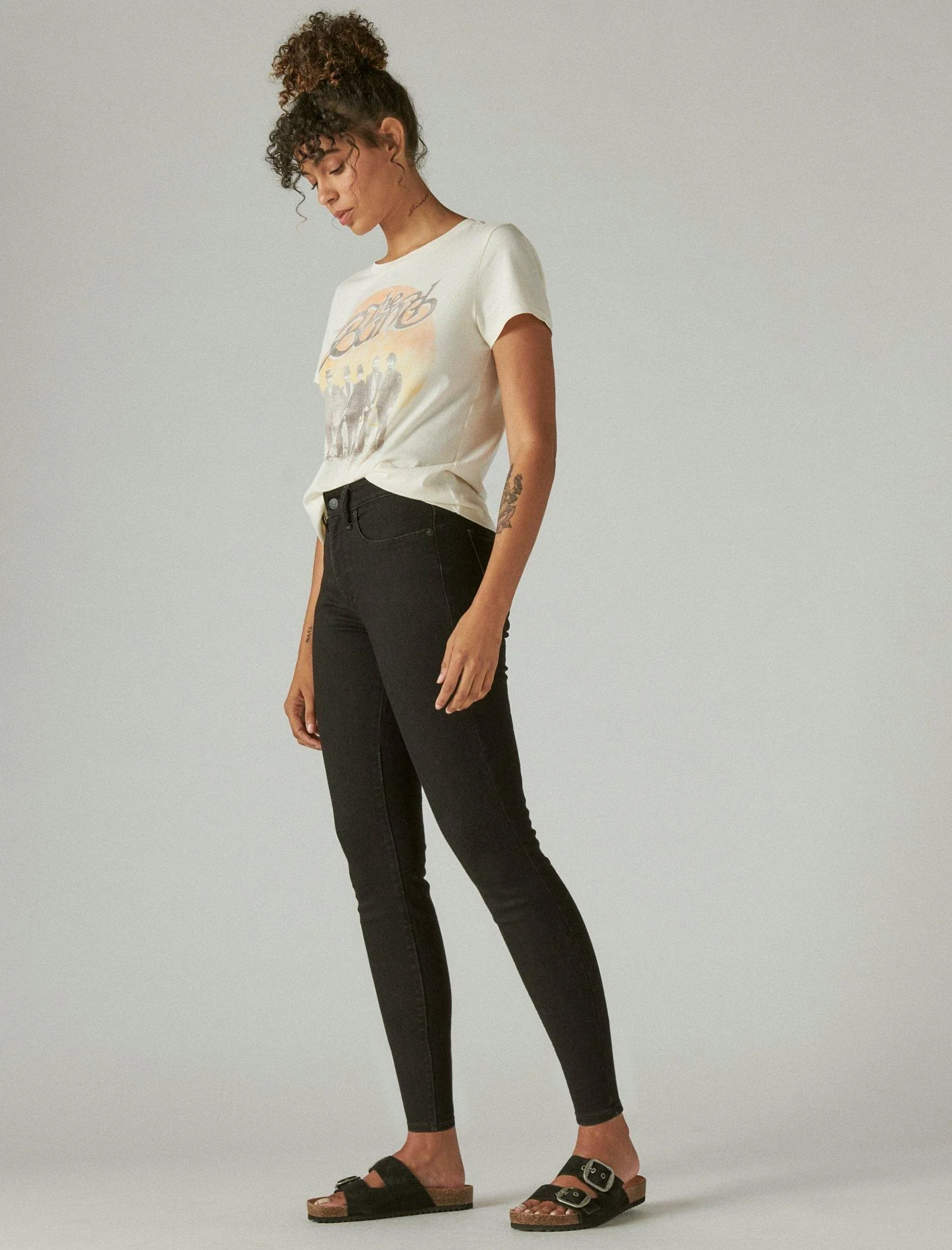 Lucky Brand Women's High Rise Curvy Skinny