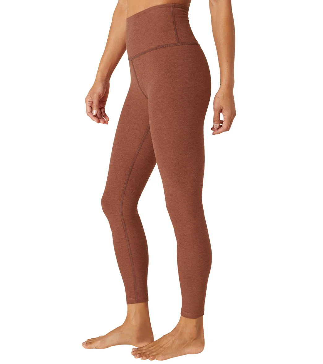 Beyond Yoga Spacedye High Waisted Caught In The Midi 7/8 Yoga Leggings Copper Heather