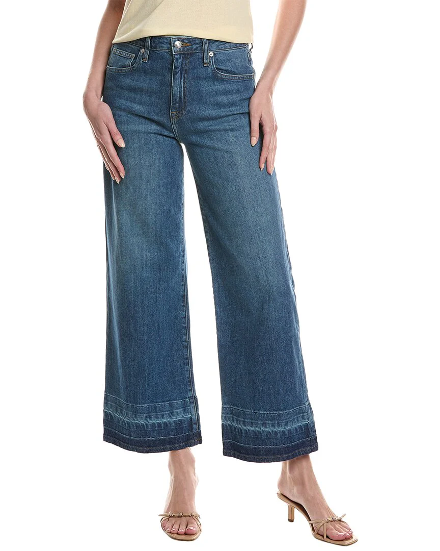 SIMKHAI Jude Mid-Rise Coronado Crop Wide Leg Jean