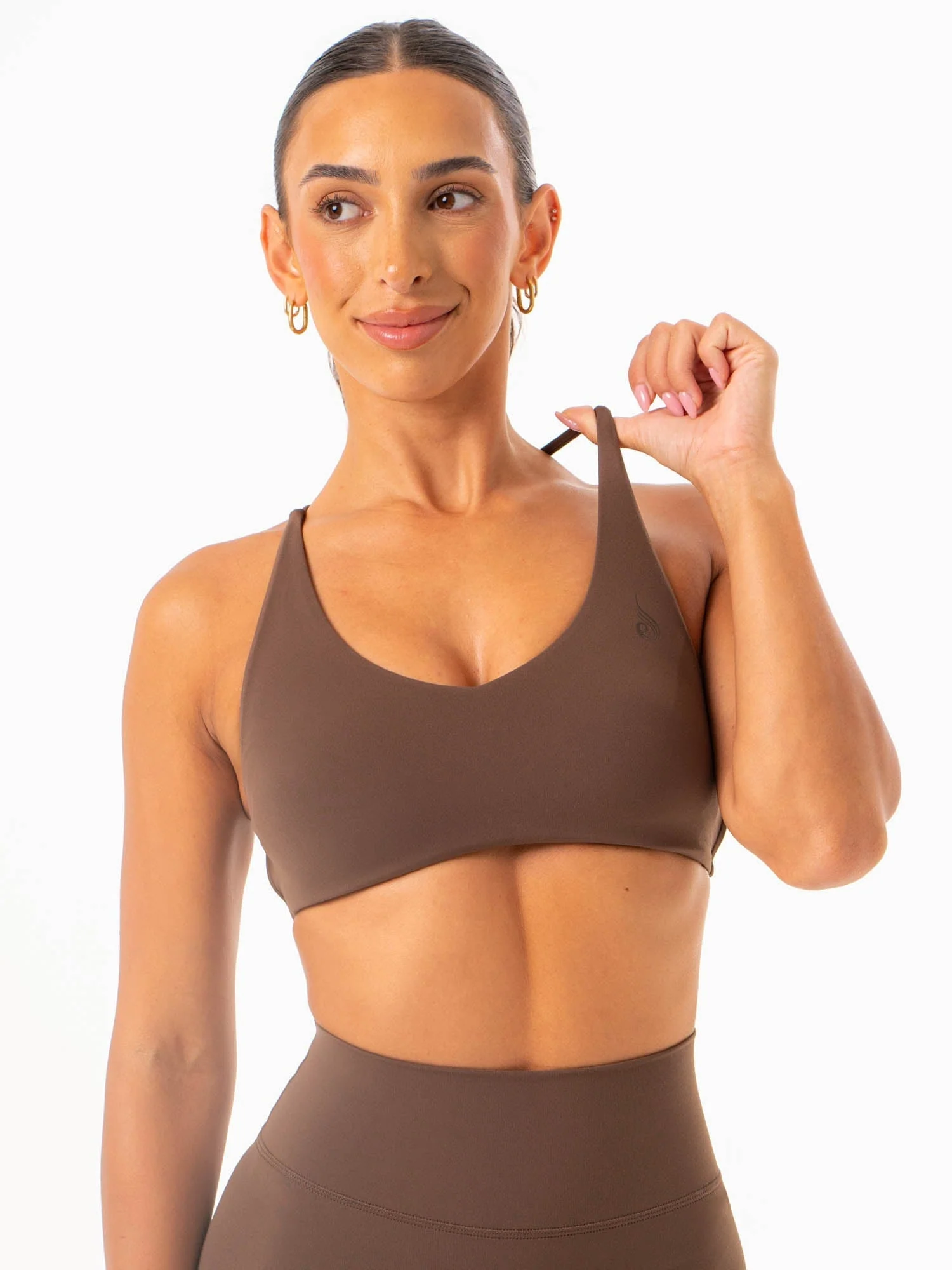 NKD Embody Sports Crop - Chocolate