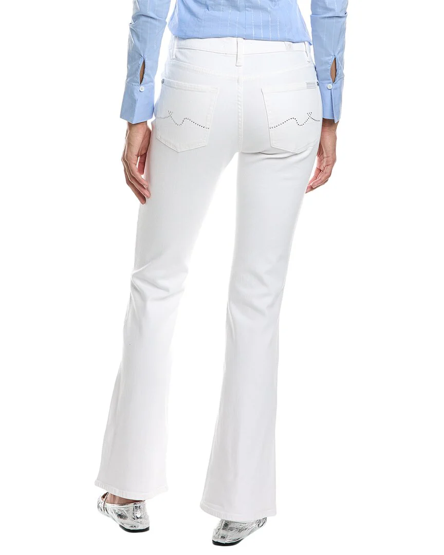 7 For All Mankind The Classic White Bootcut Jean