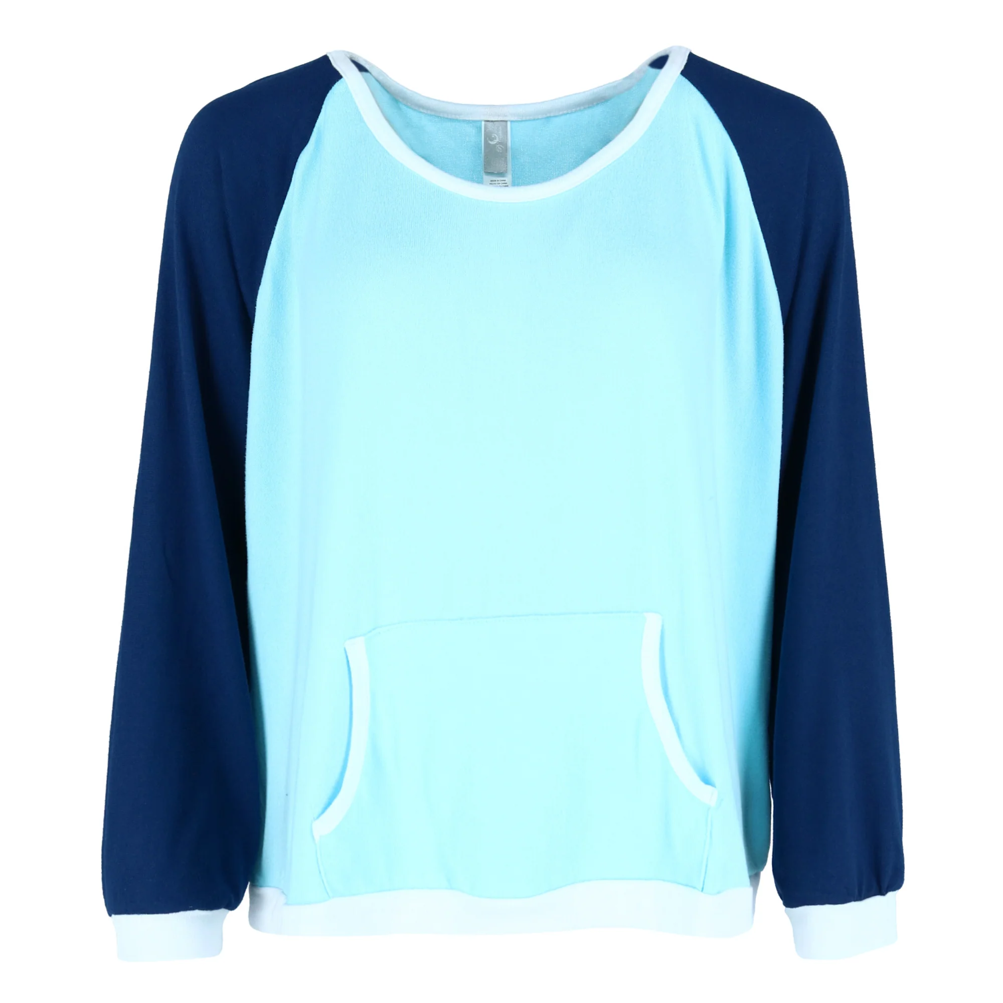 Women's Plus Size Patterned Jogger and Raglan Top Long Pajama Set