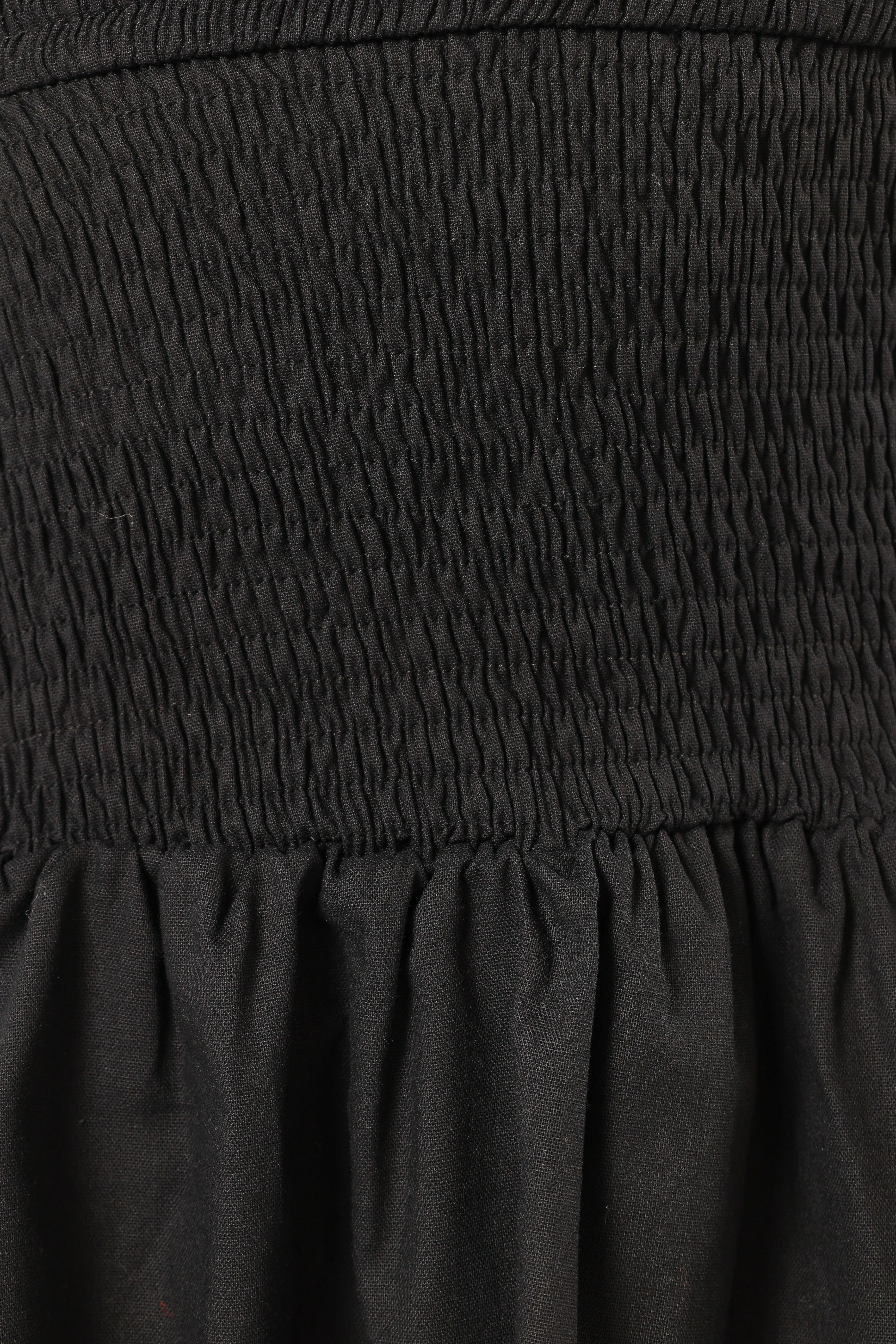 Allison One Shoulder Mini Dress - Black