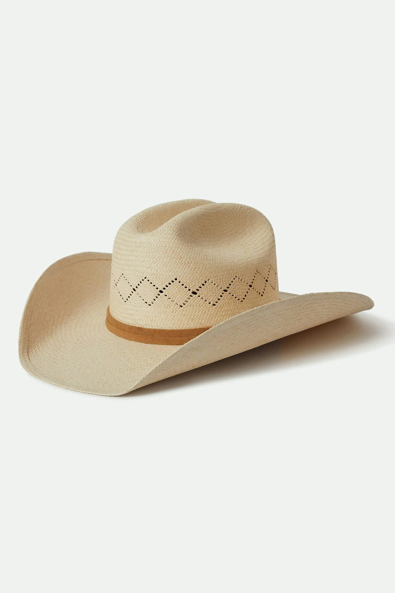 Laredo Panama Straw Cowboy Hat - Catalina Sand