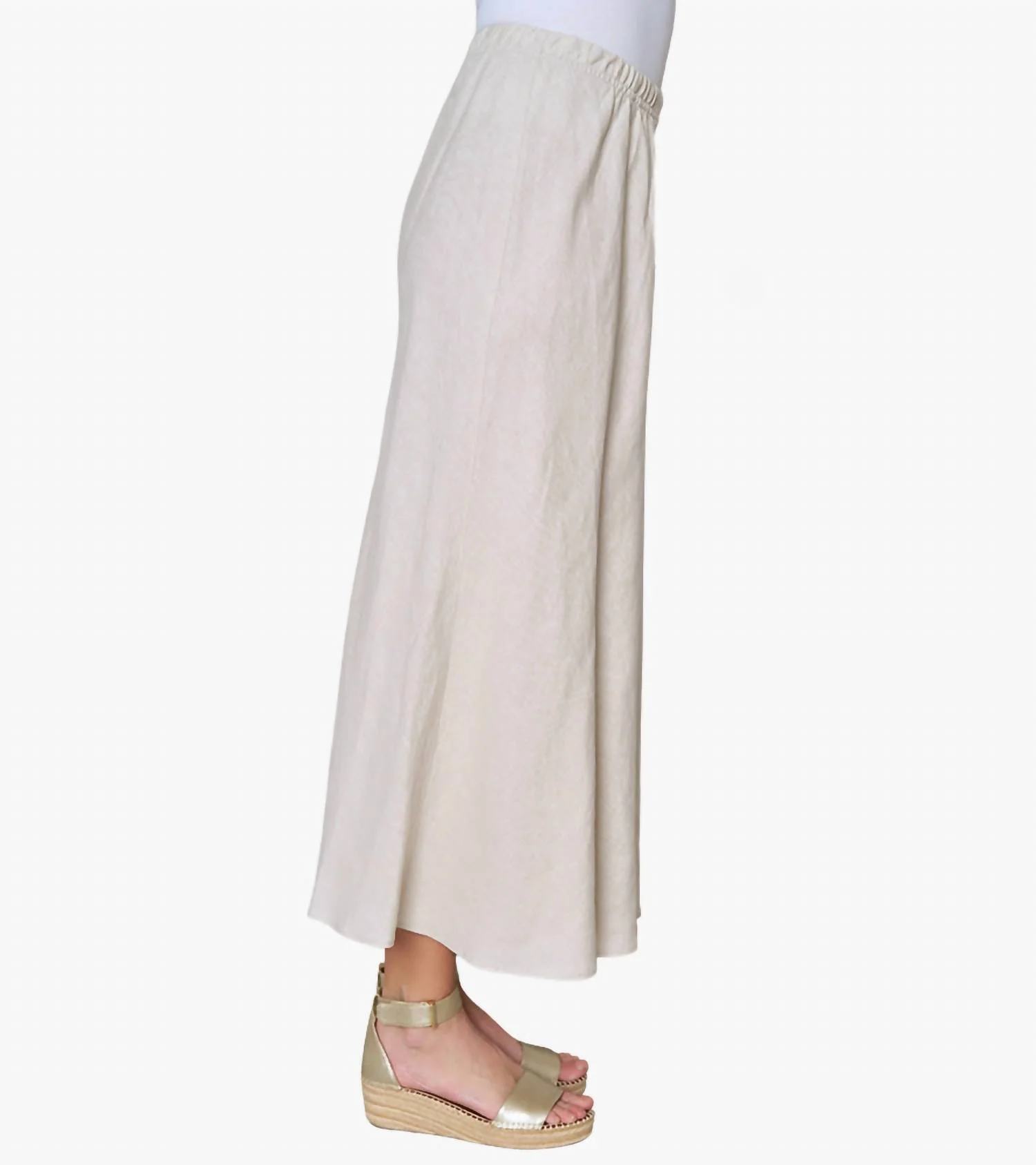 On The Move Skirt In Flax