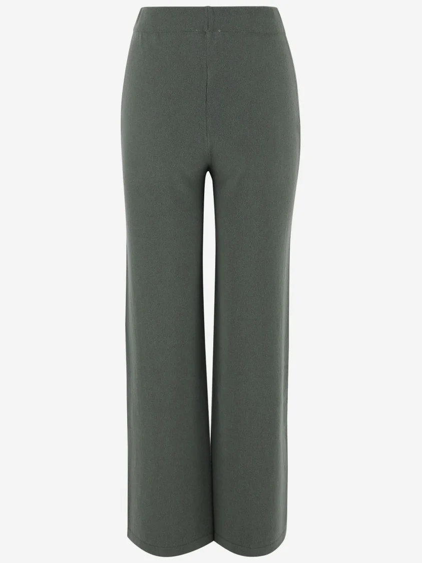 Cashmere Pants With Elasticized Waist