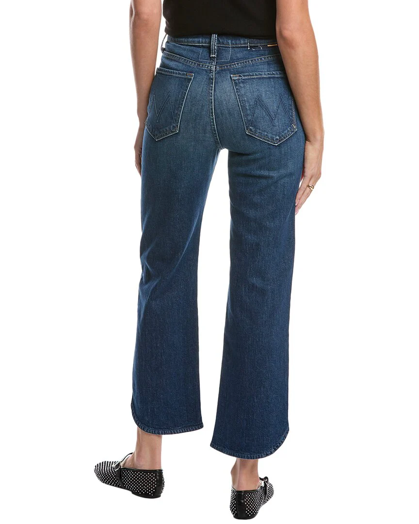 MOTHER Rambler Zip Matinee Ankle Let's Wine About It Crop Jean