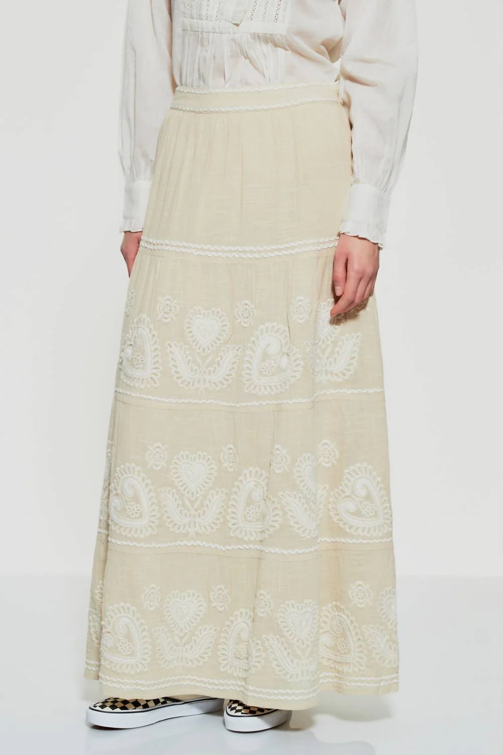 Robby Maxi Skirt In Cream