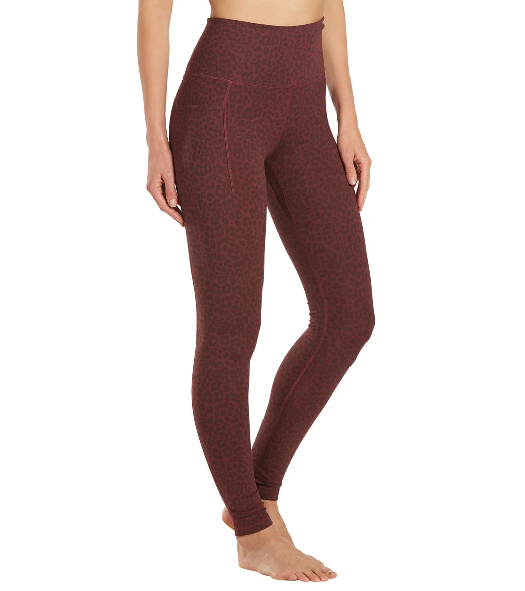 Everyday Yoga Uphold Cheetah High Waisted Leggings With Pockets 28