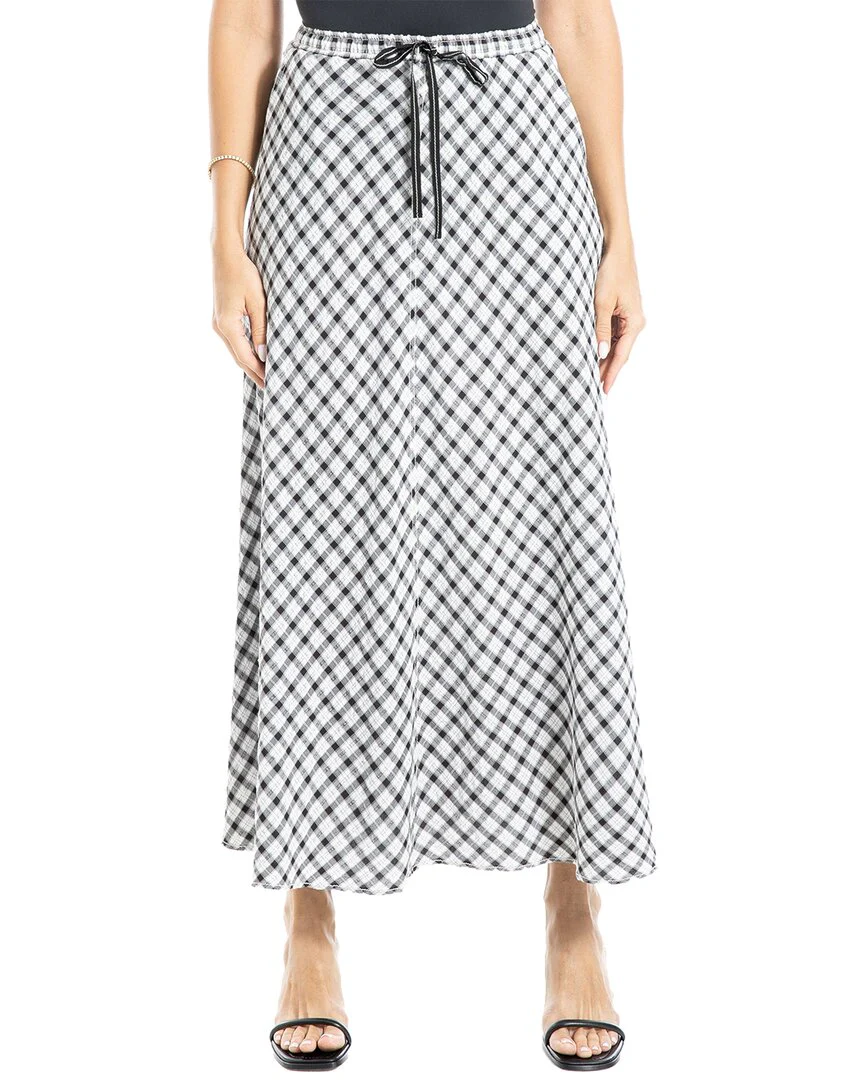 Max Studio Drawstring Waist Maxi Skirt