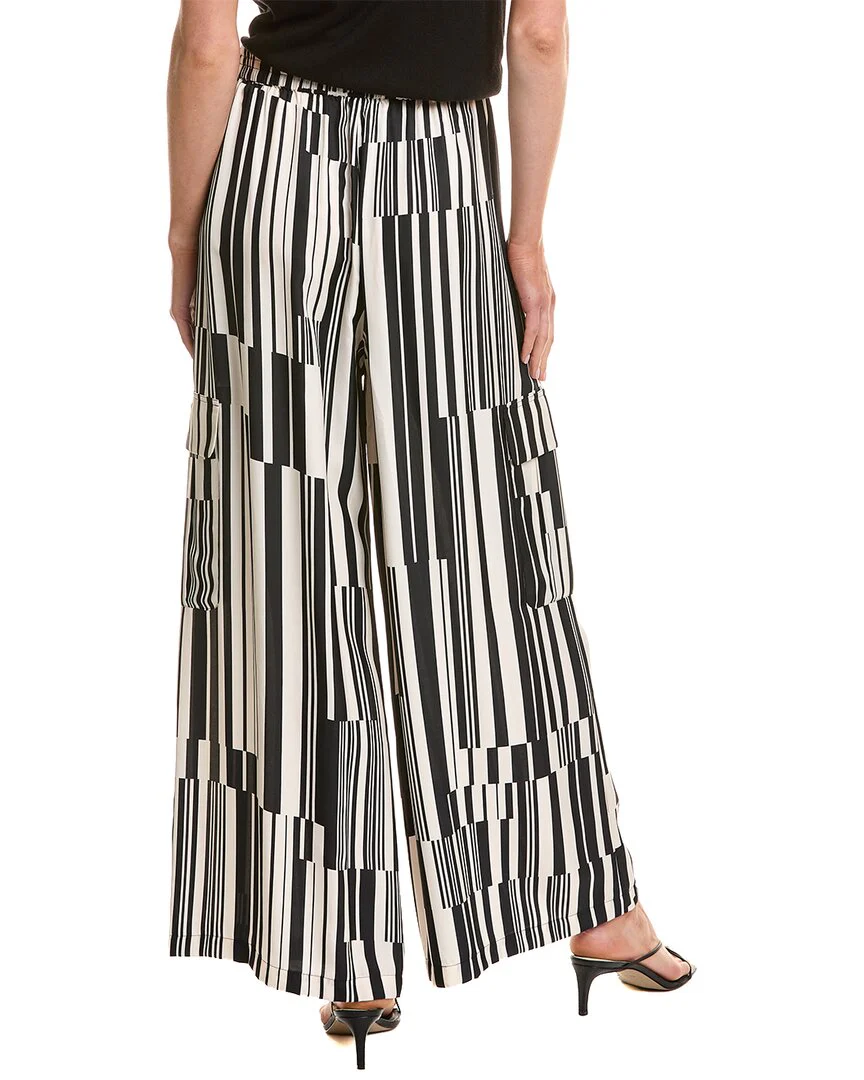 Johnny Was Sonni Easy Silk-Blend Cargo Pant