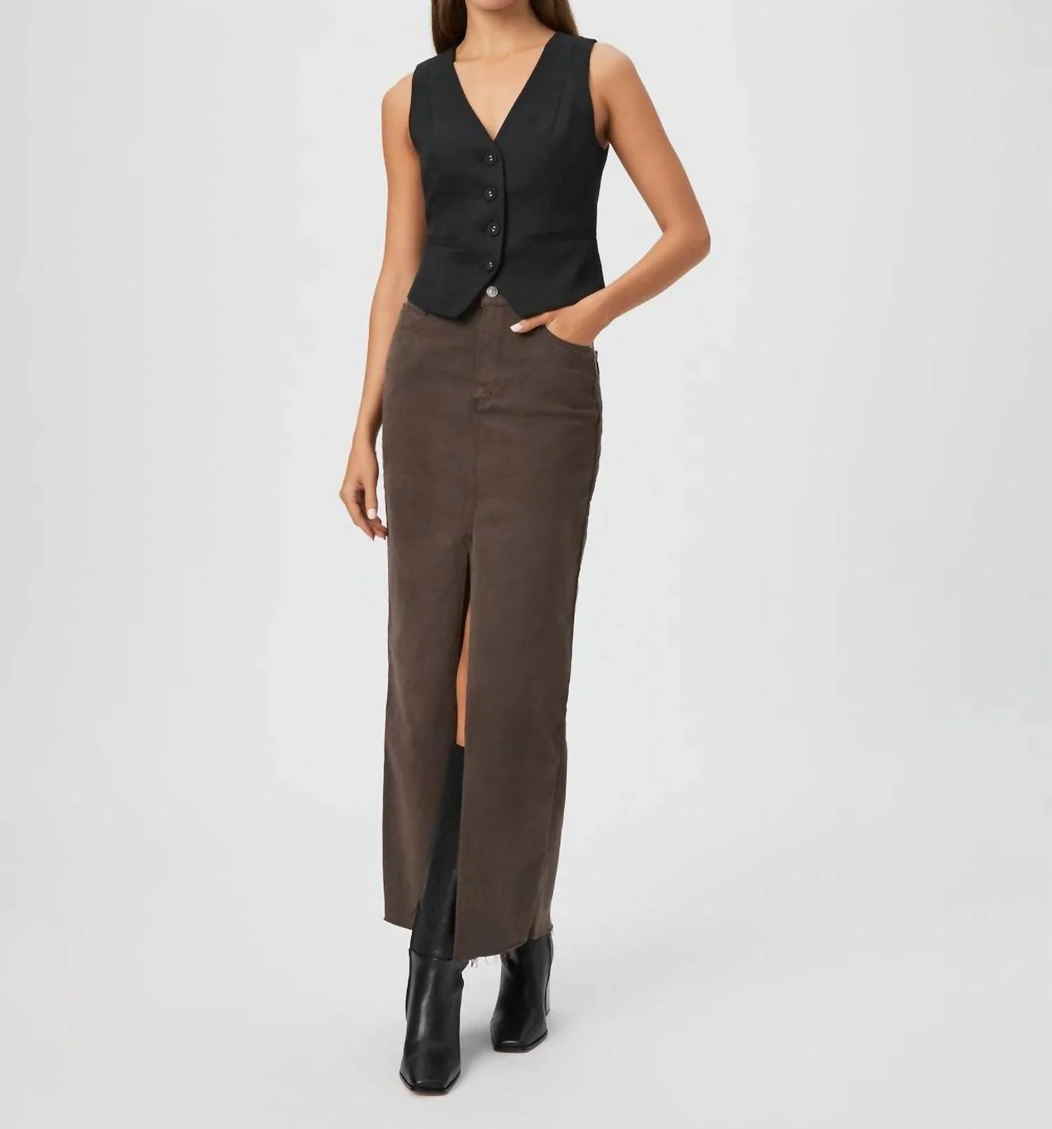 Angela Maxi In Rich Chocolate