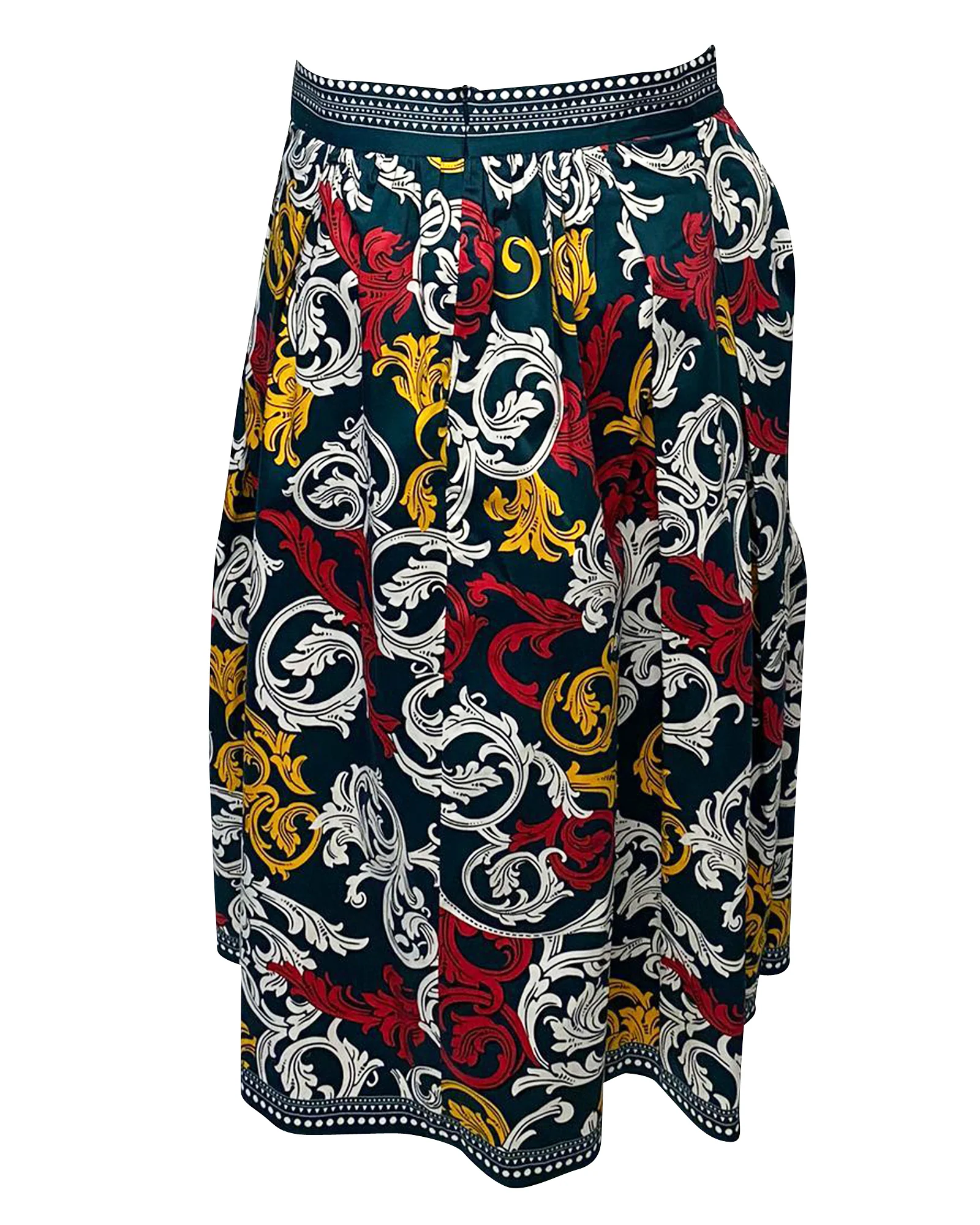 Mary Katrantzou Printed Skirt in Multicolor Cotton