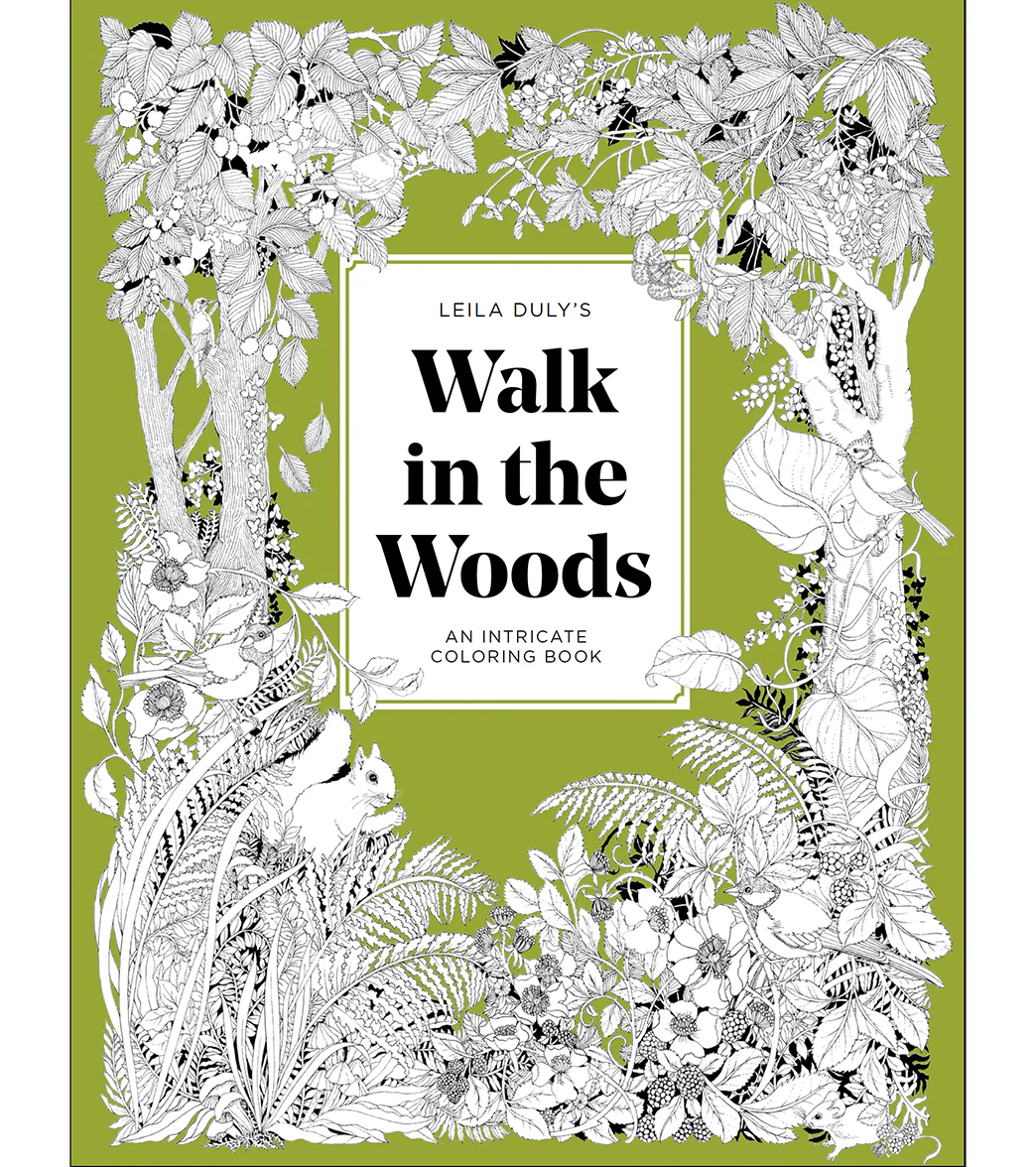 Abrams Books A Walk in the Woods Coloring Book