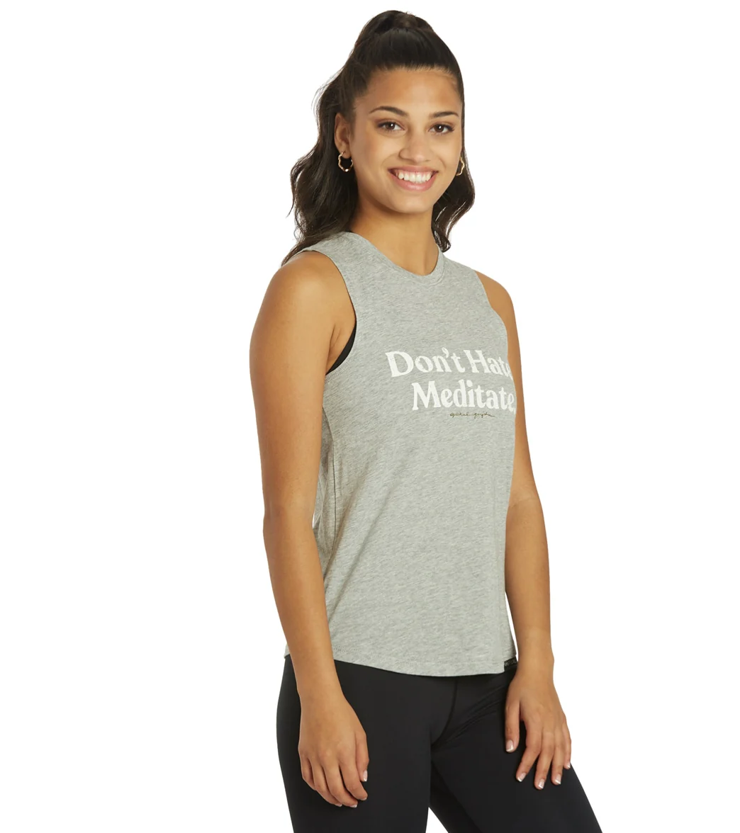 Spiritual Gangster Meditate Muscle Tank