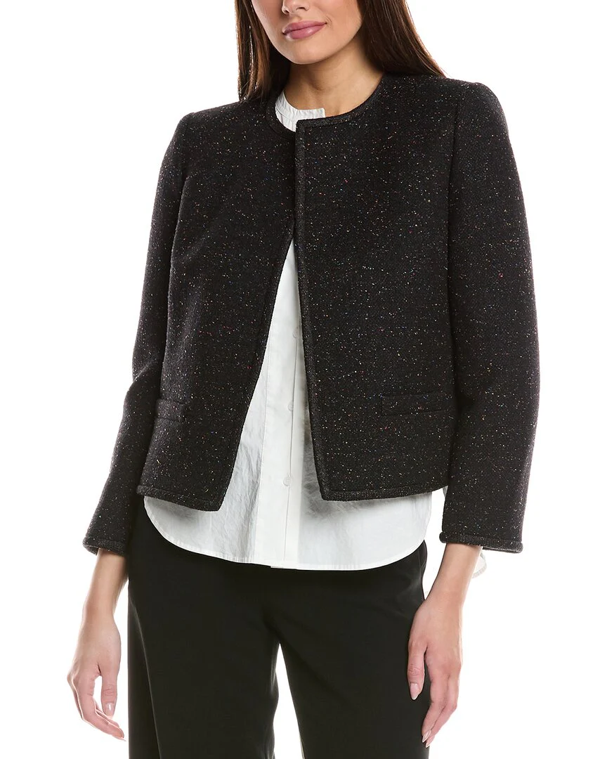 Lafayette 148 New York Kade Silk & Wool-Blend Jacket