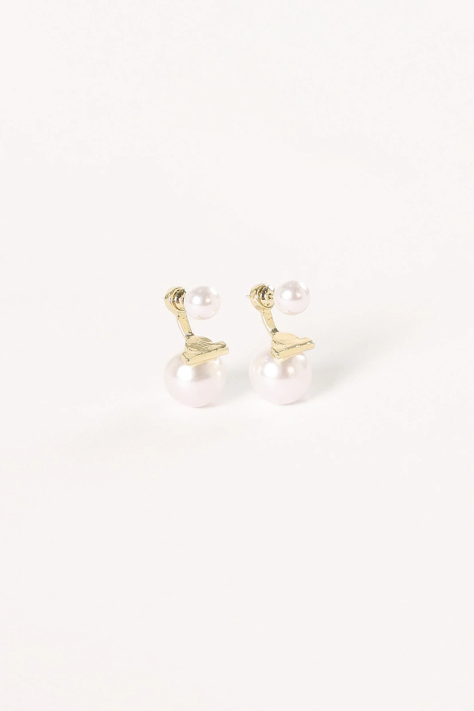 Astrid Pear Earrings - Gold