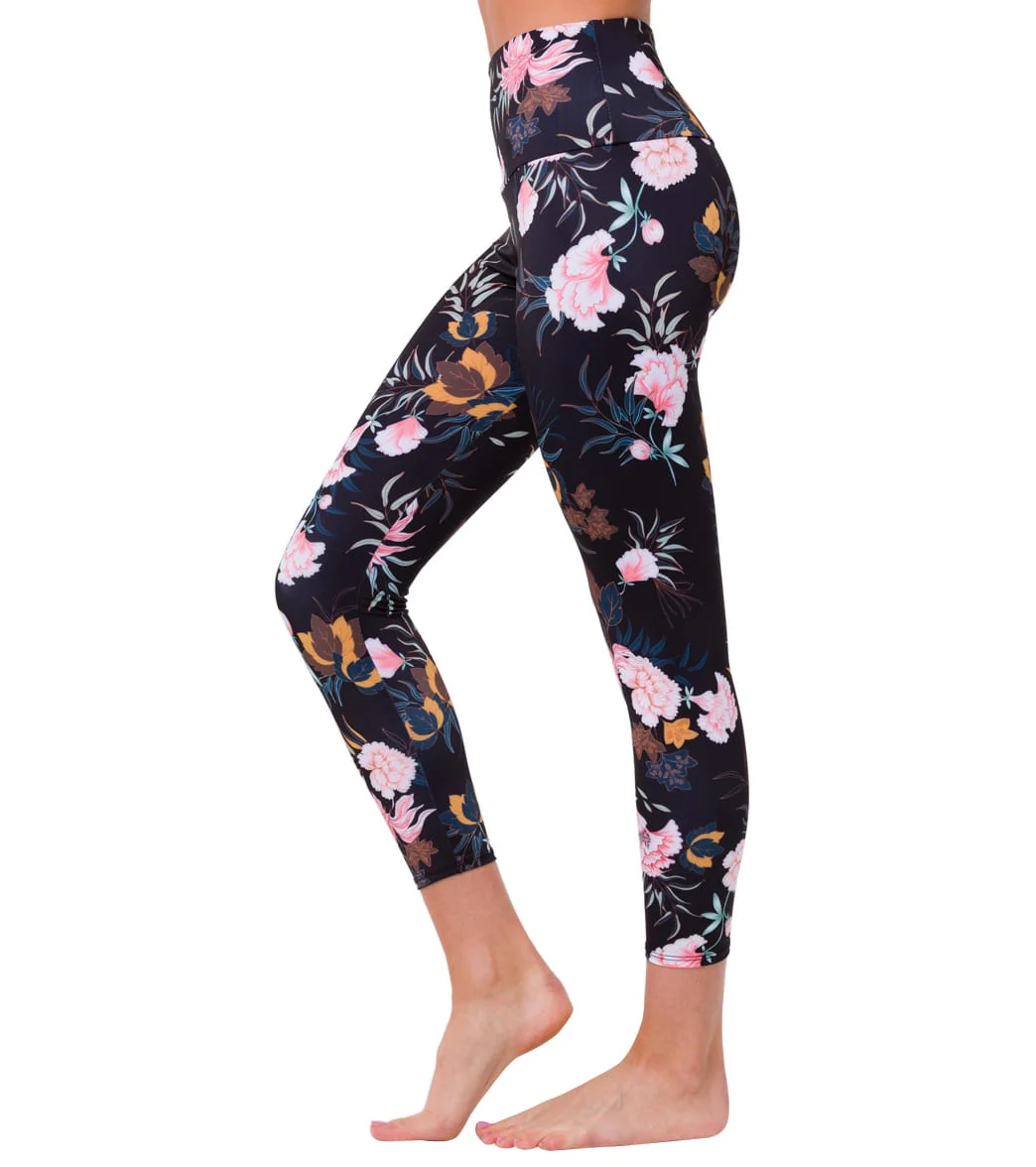 Onzie High Waisted Basic 7/8 Yoga Leggings Kiku