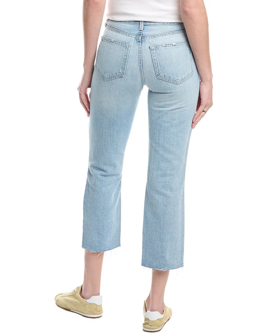 L'AGENCE Adele High-Rise Crop Stove Pipe Jean Celestine Jean