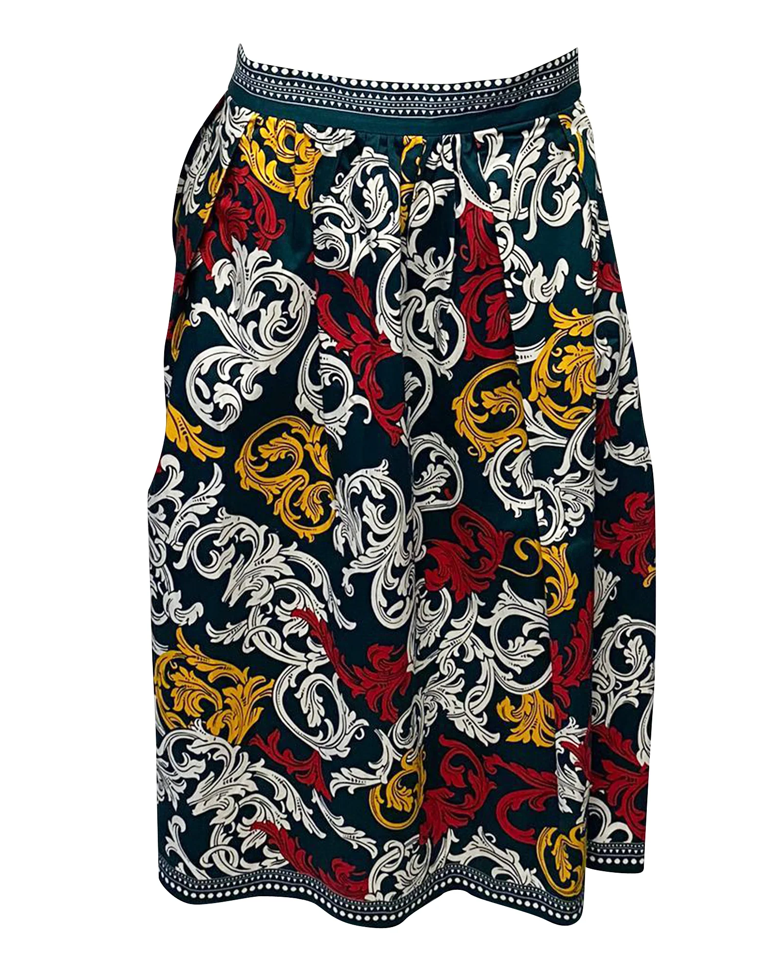 Mary Katrantzou Printed Skirt in Multicolor Cotton