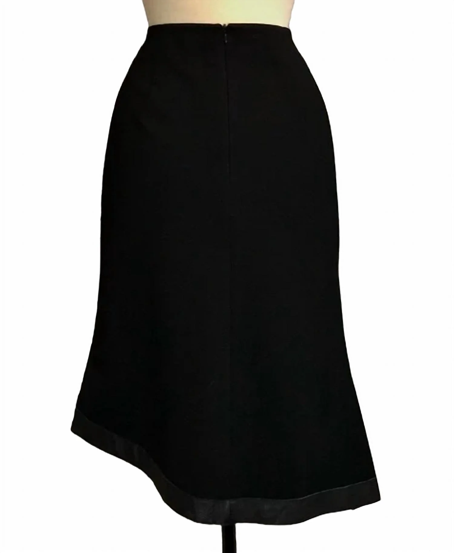 Asymmetrical Skirt In Black