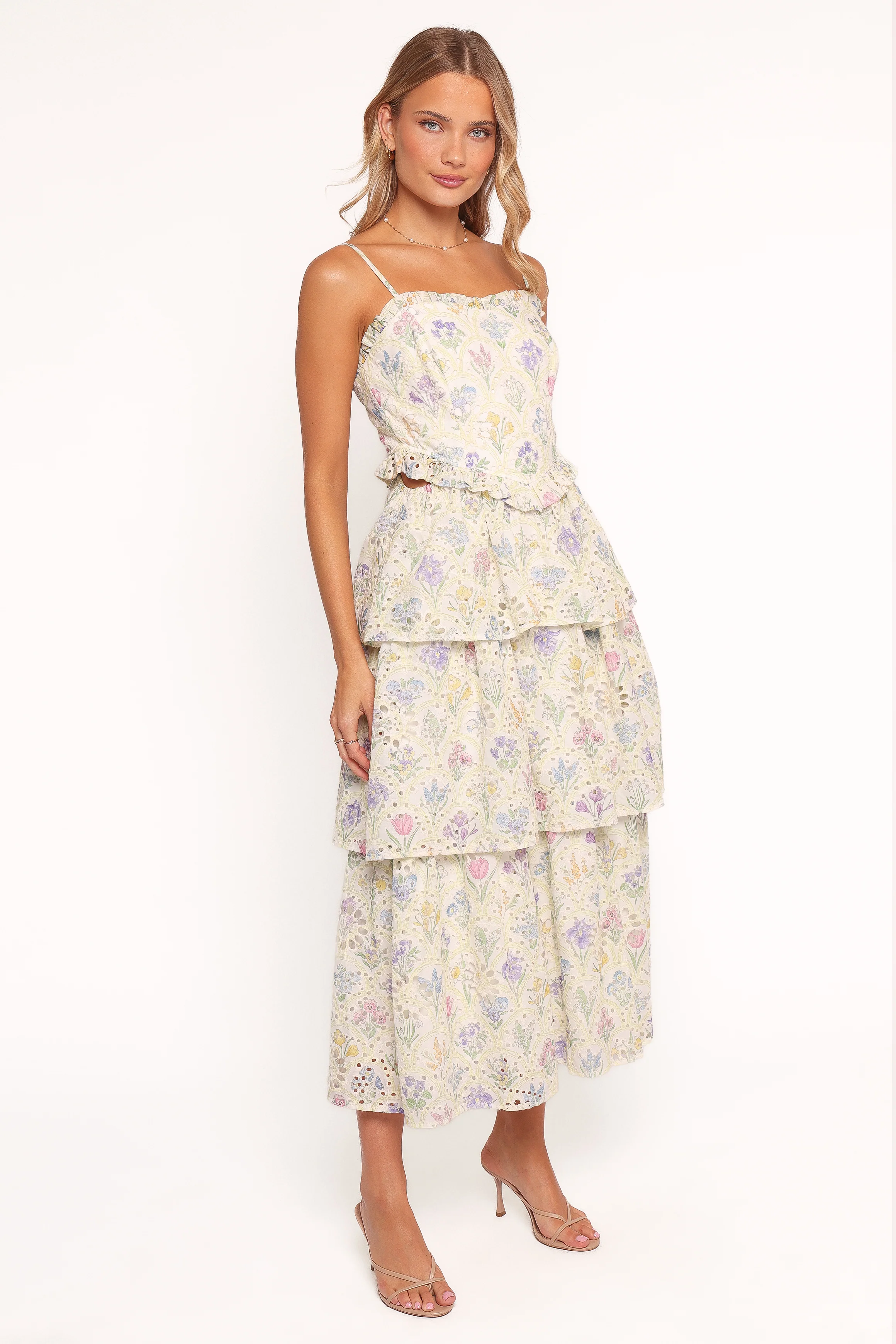 Iveta Midi Dress - Multi Floral