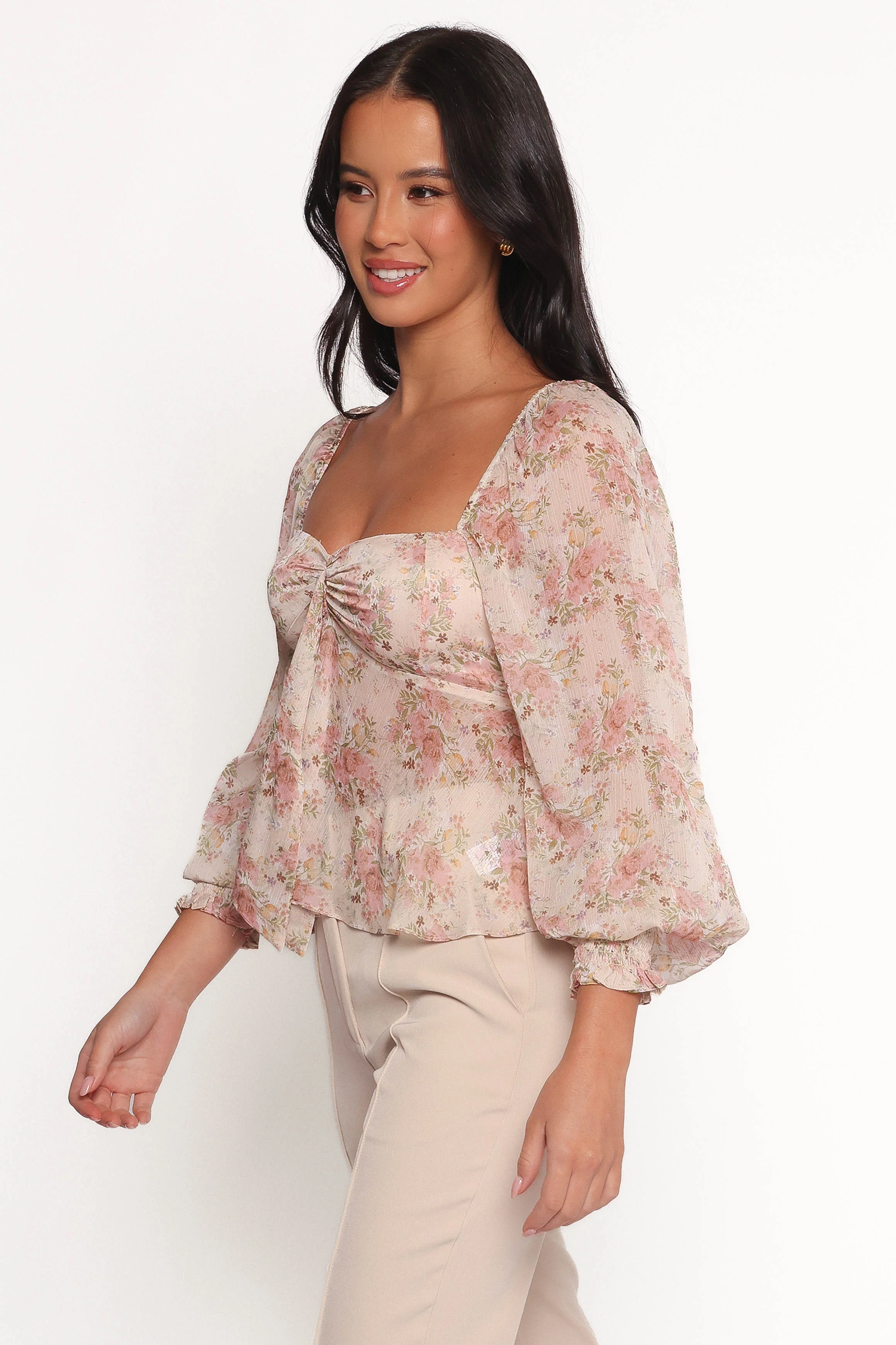 Darrie Long Sleeve Top - Blush