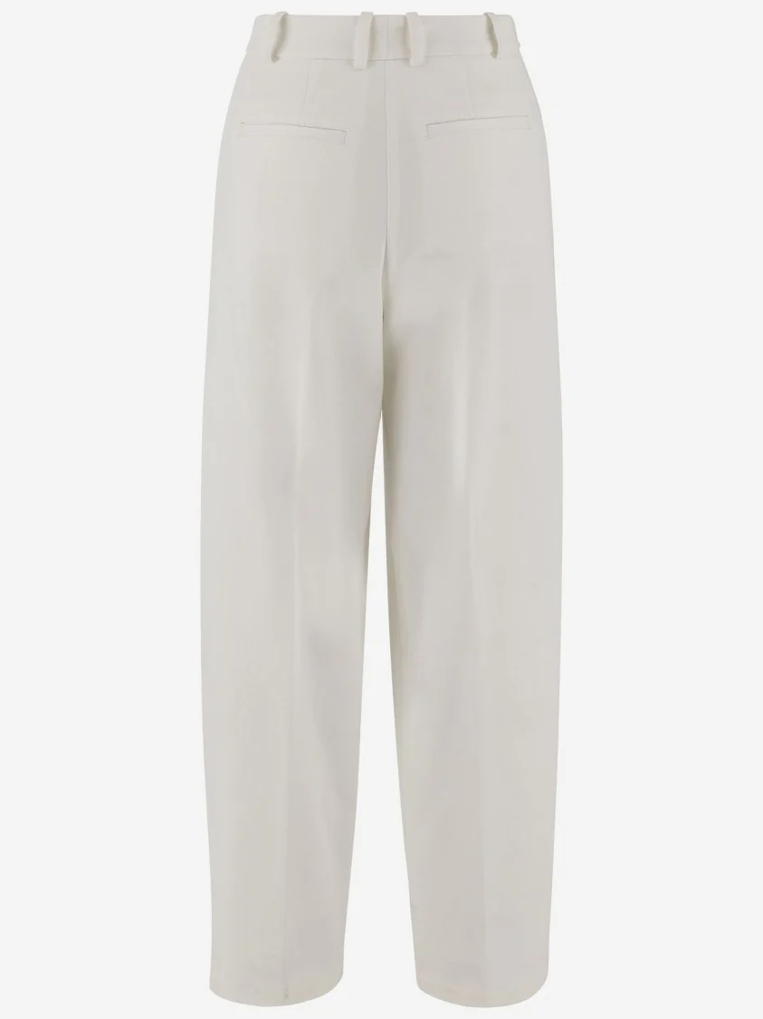 Stretch Cotton Pants