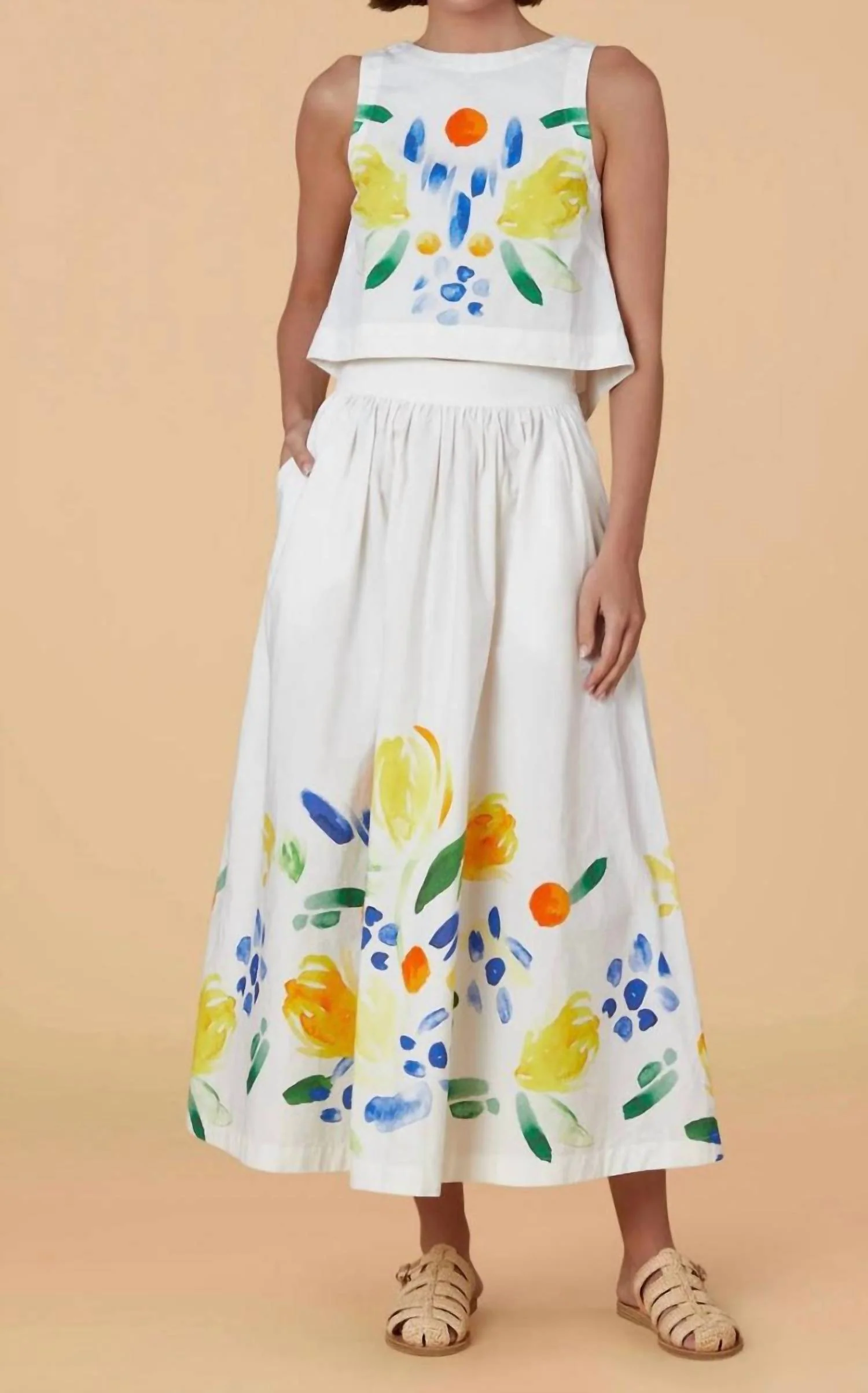 Kit Skirt In Arancia