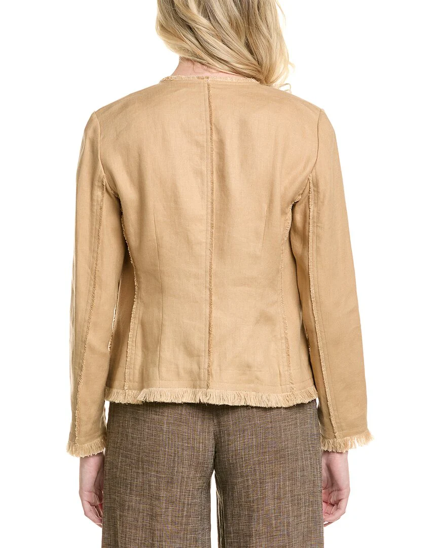 Lafayette 148 New York Petite Fitted Linen Jacket