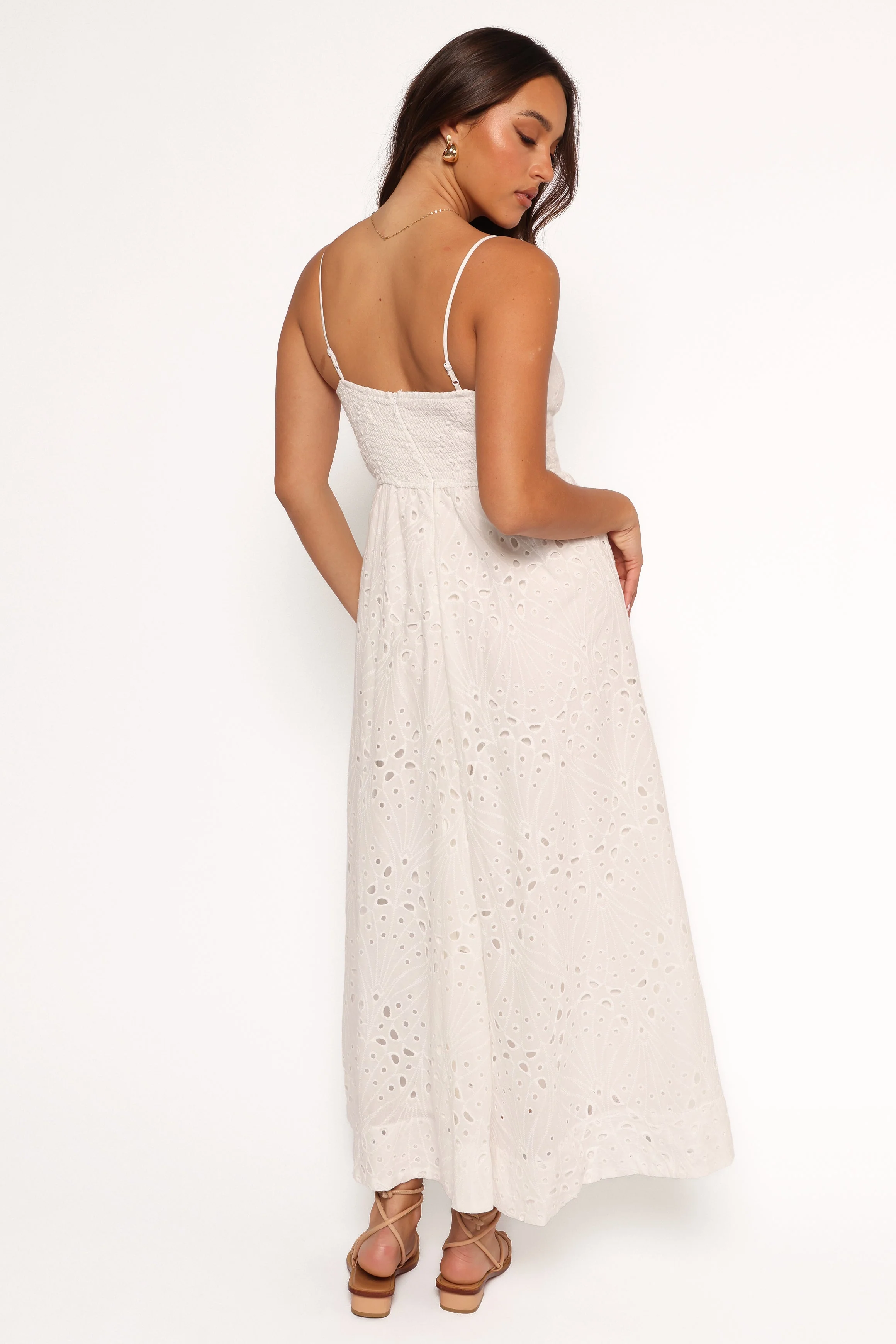 Yasmin Midi Dress - White