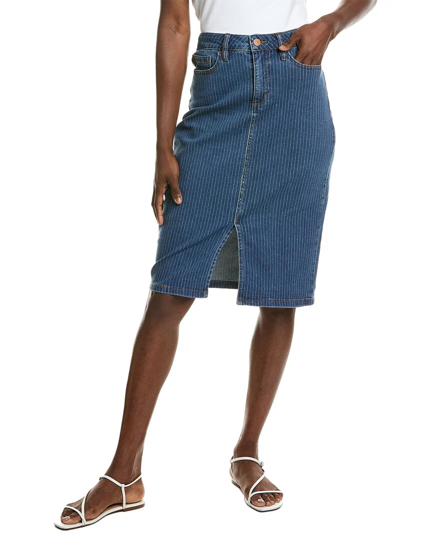 Jones New York Front Slit City Midi Skirt