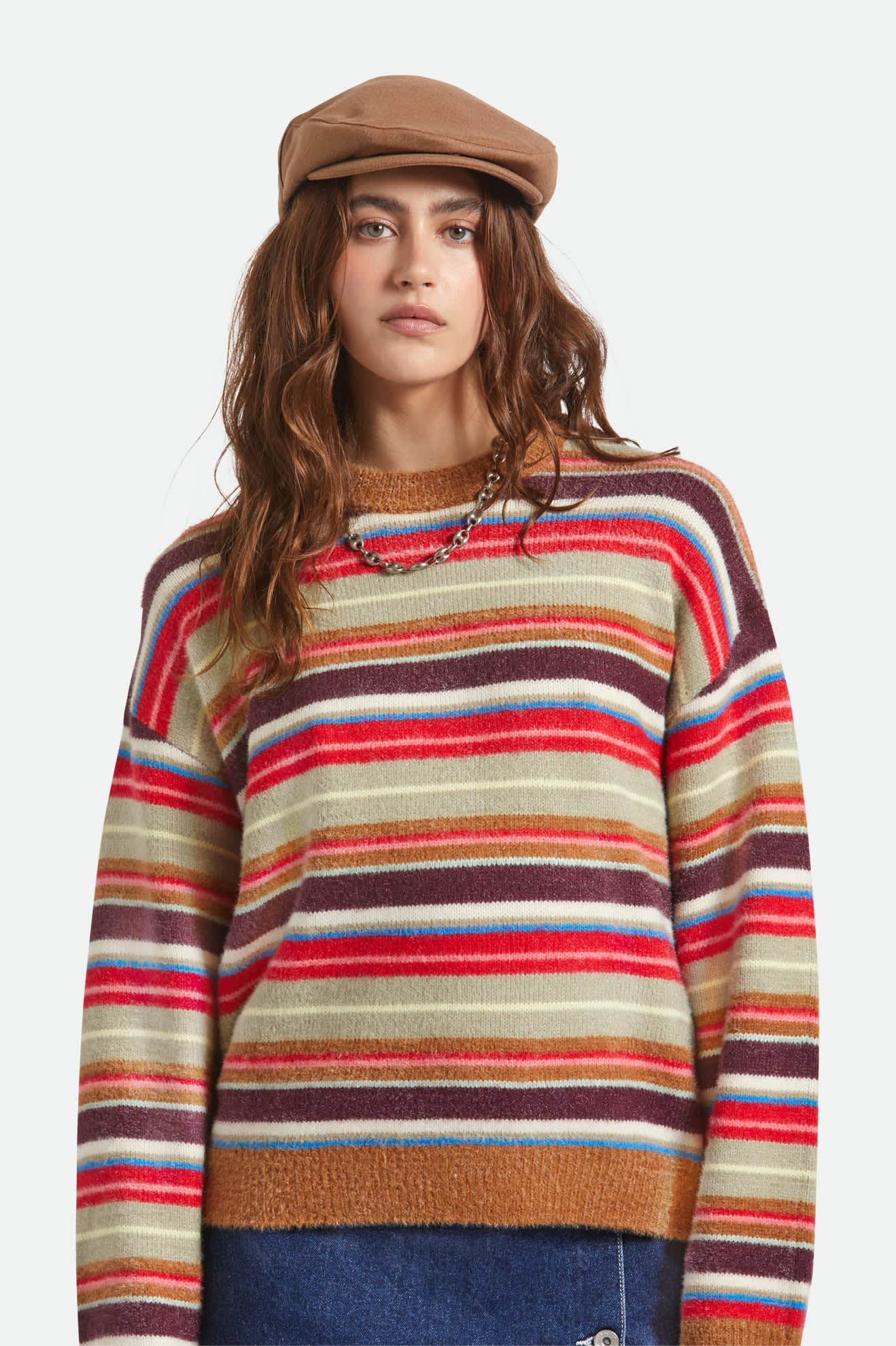 Hooligan Flat Cap - Camel Melton Wool