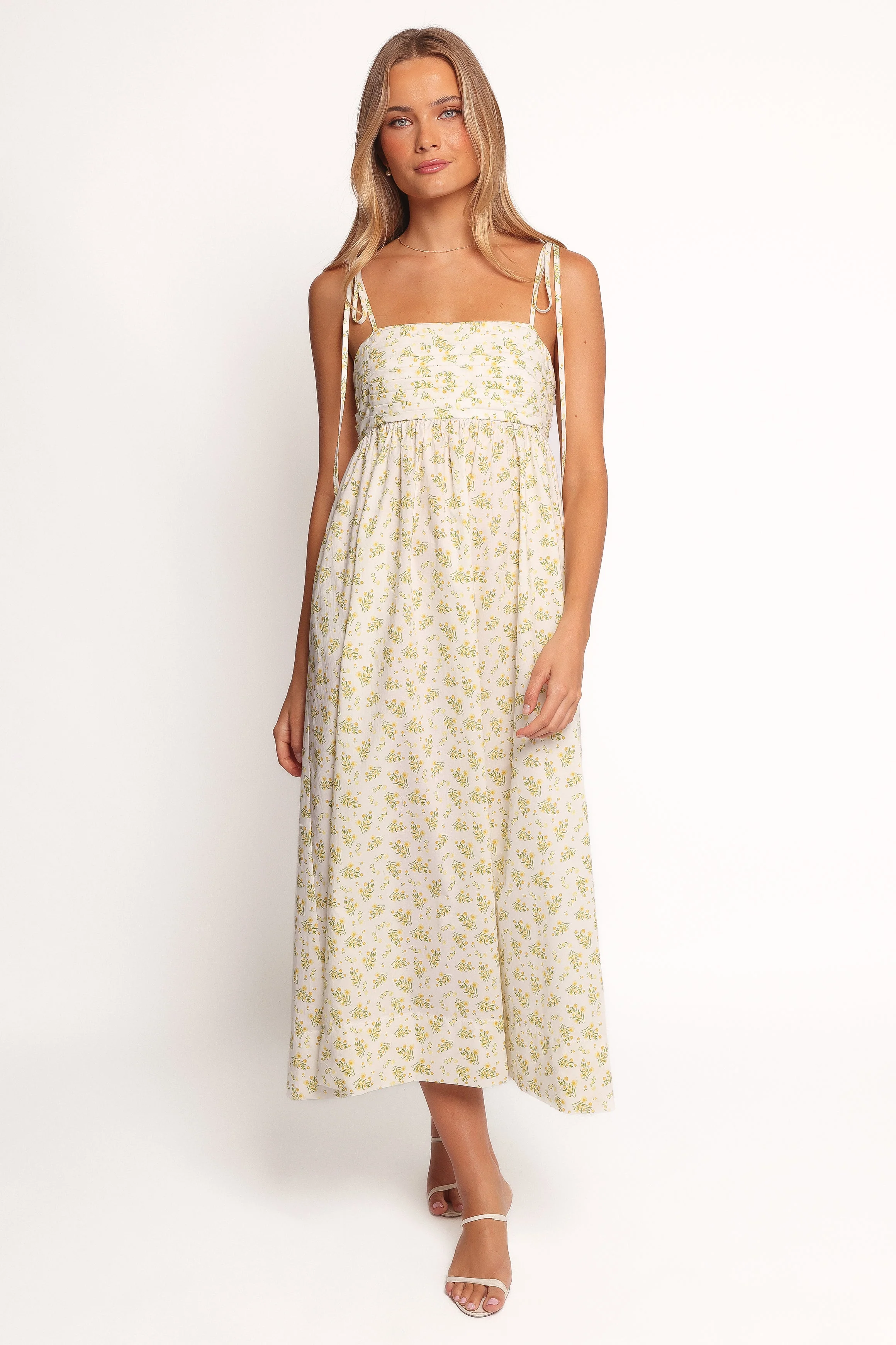 Ashtyn Maxi Dress - Yellow Floral