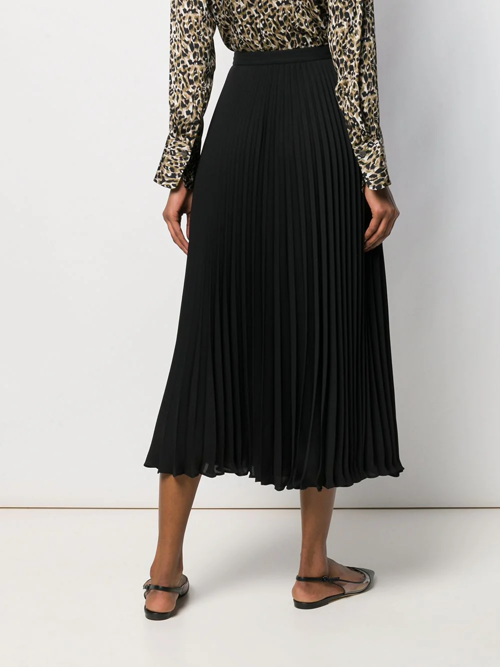 Valentino Garavani Pleated Midi Skirt