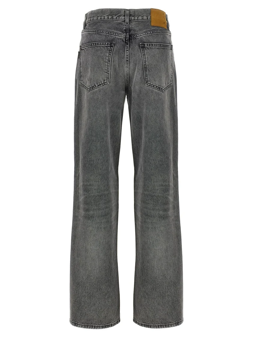 Korea Flanel Grey' Jeans