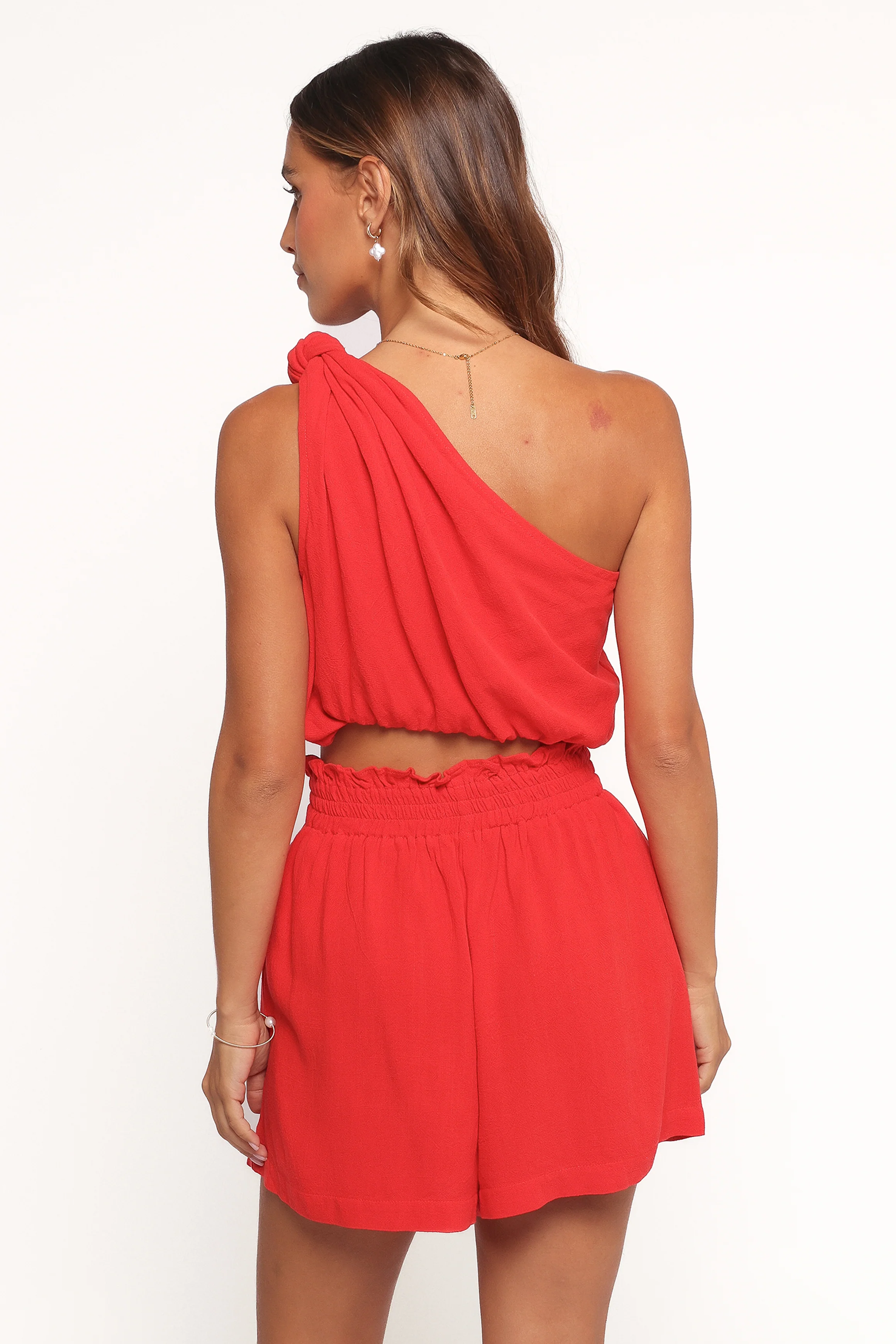 Sally Top & Short Set - Red