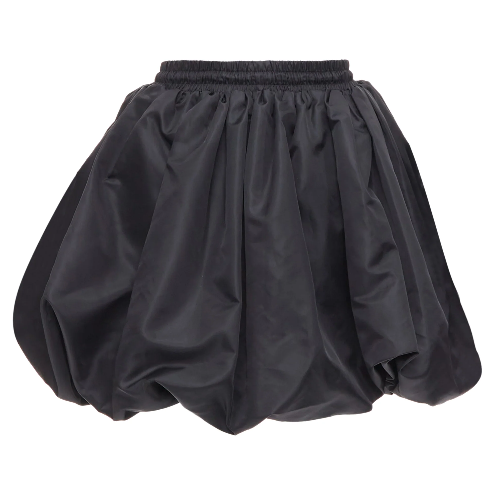David Koma nylon bubble drawstring puffball skirt